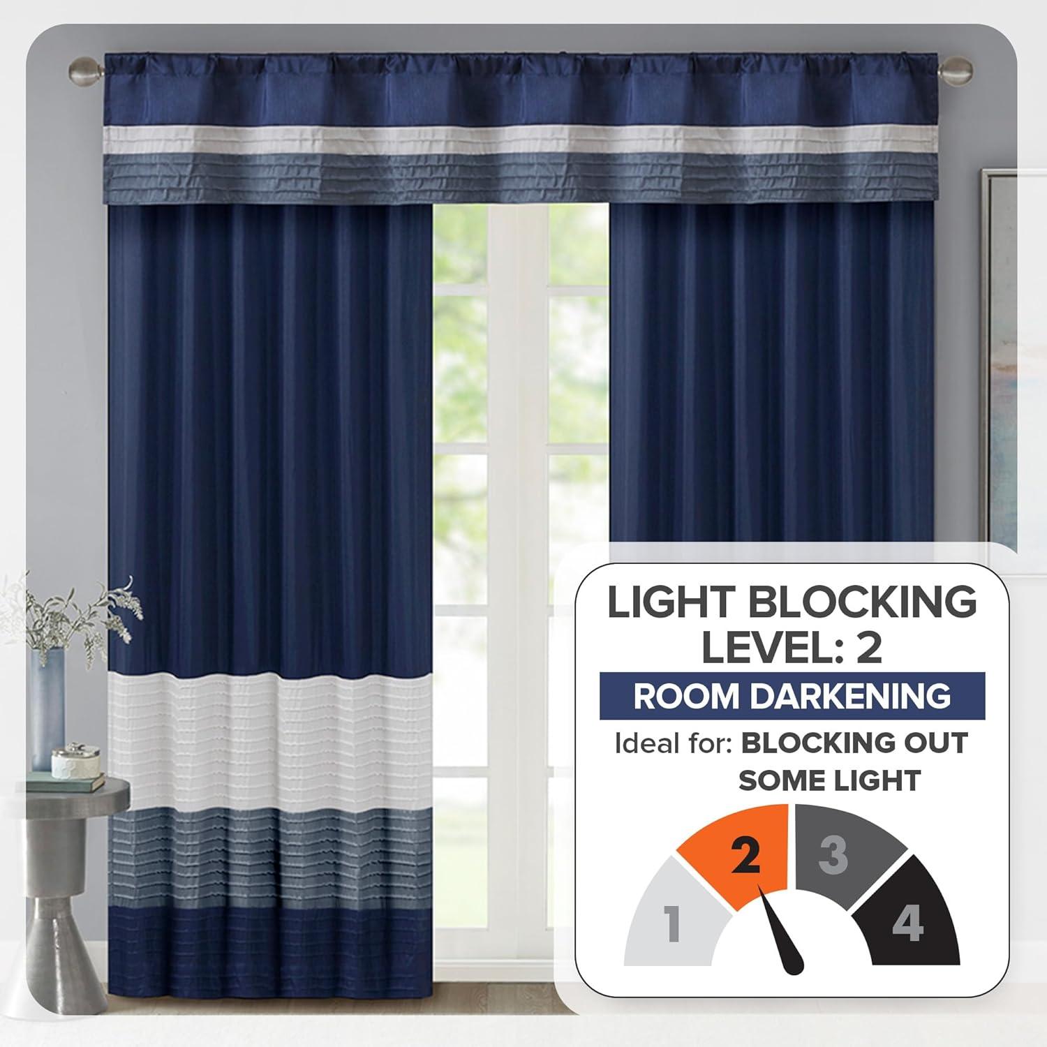 Amherst Polyoni Pintuck Curtain Panel