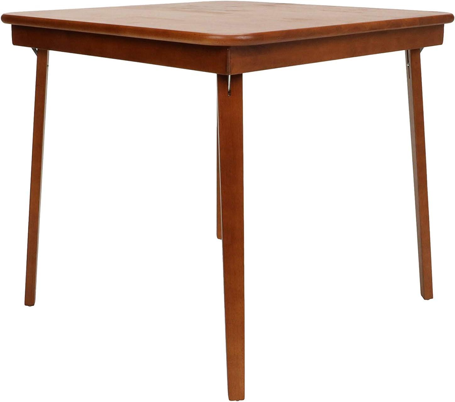 Classic Cherry Finish 36" Solid Wood Folding Card Table