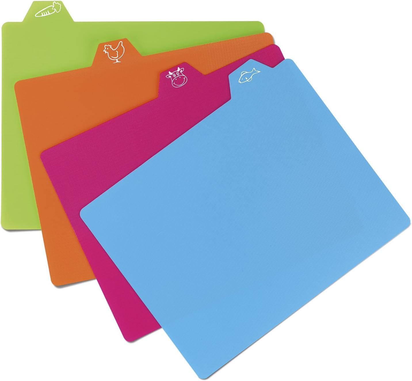 Cuisinart 4 Piece Plastic Cutting Board Set