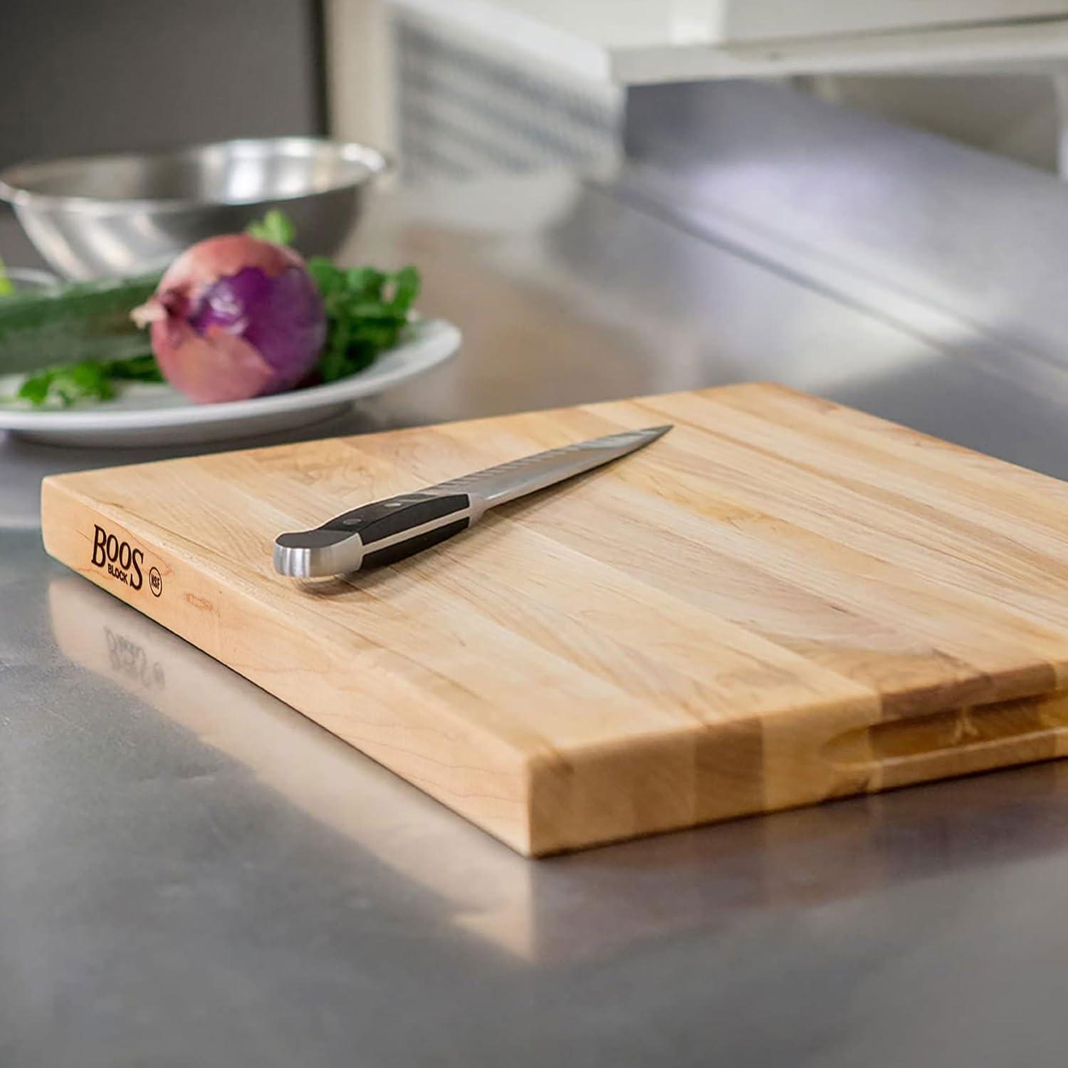 John Boos John Boos Platinum Series Reversible Wood Cutting Board, Maple