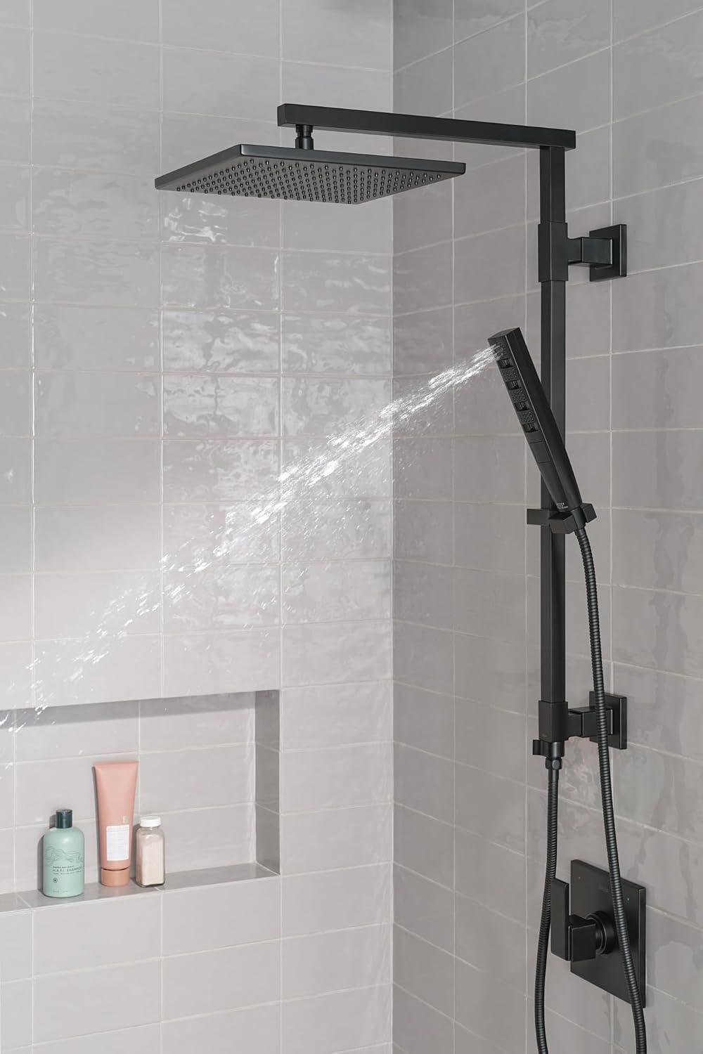 Universal Showering Components Single-Setting Metal Raincan Shower Head