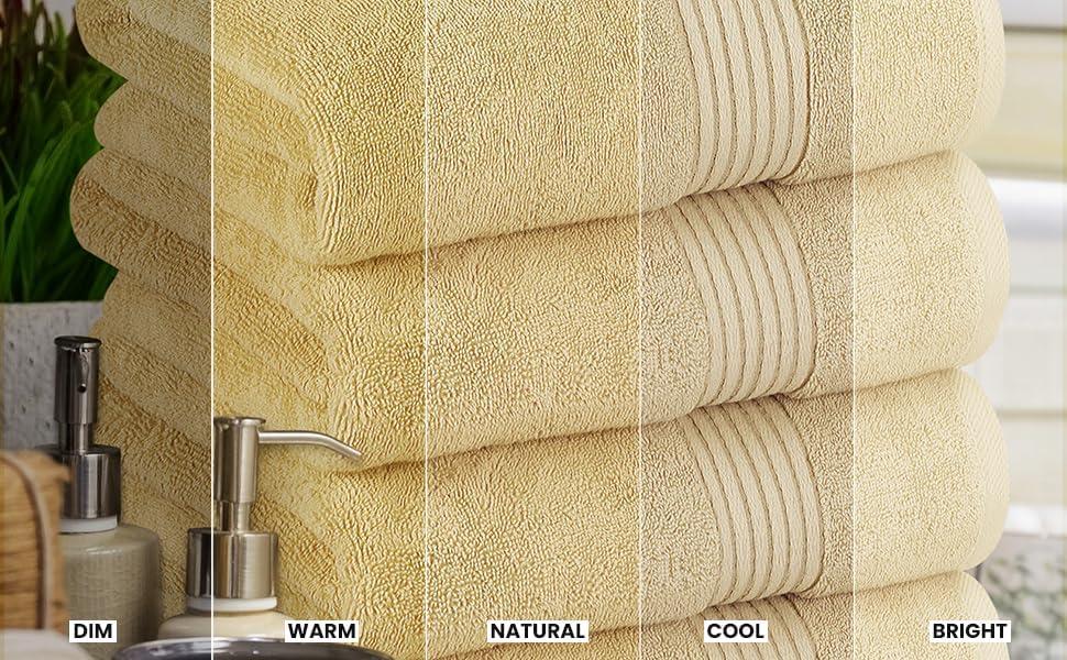 Utopia Towels 4 Pack Bath Towels Set, 27 by 54 Inches, 100% Ring Spun Cotton, Quick Dry, Highly Absorbent, Soft Feel Towels, Perfect for Daily Use, Burgundy
