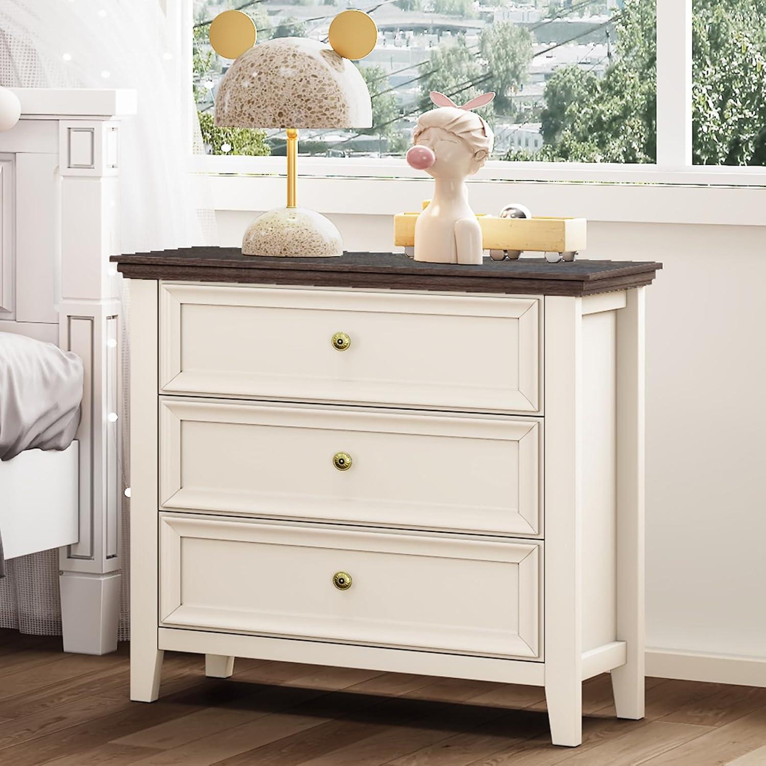 Drawers Dresser for Bedroom White - 5-drawer