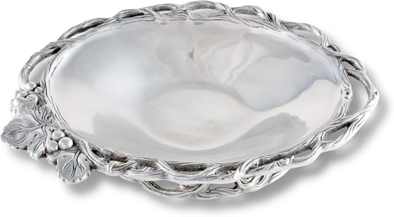 Arthur Court Designs Grape Aluminum Divided Serving Dish