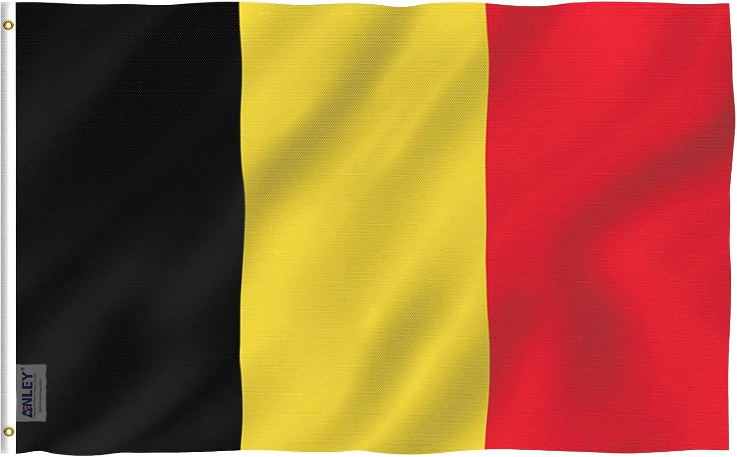 Fly Breeze 3x5 Foot Belgium Flag with Brass Grommets