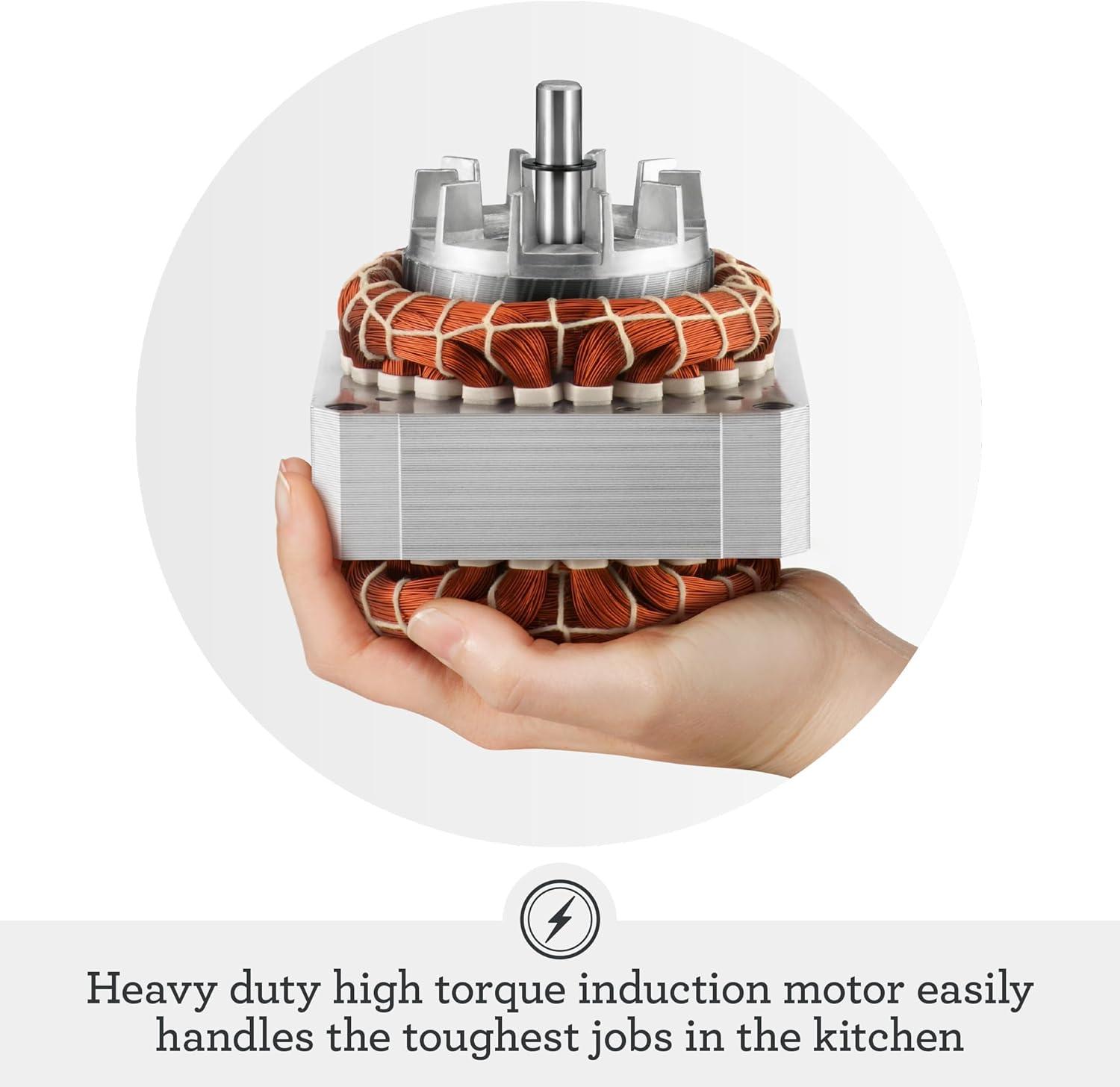 Breville Sous Chef 9 Cup Food Processor Brushed Stainless Steel: 625W, 2 Speeds, Dishwasher-Safe, Mini Kitchen Appliance