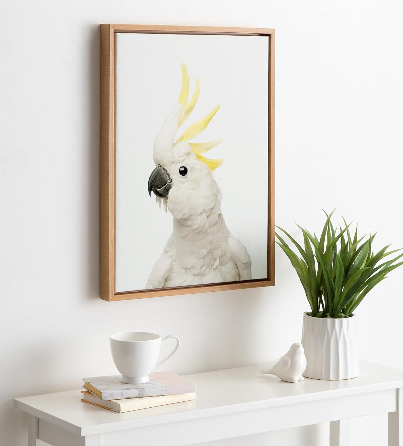 18" x 24" Sylvie Animal Studio Bird Framed Canvas by Amy Peterson - Kate & Laurel All Things Decor