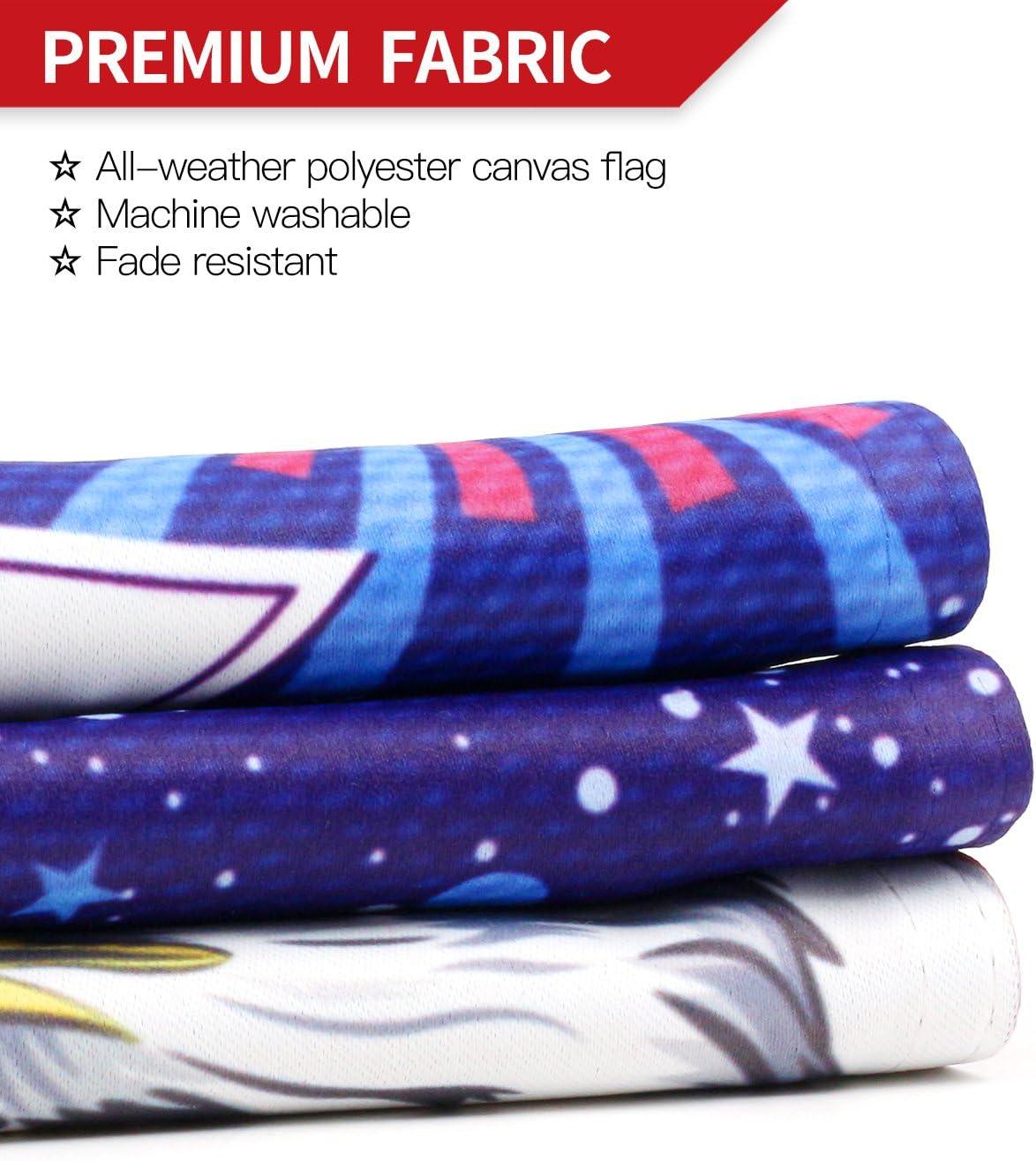 ANLEY Double Sided Premium Garden Flag, July 4th Independence Day USA American Memorial Garden Flags - 18 x 12.5 Inch