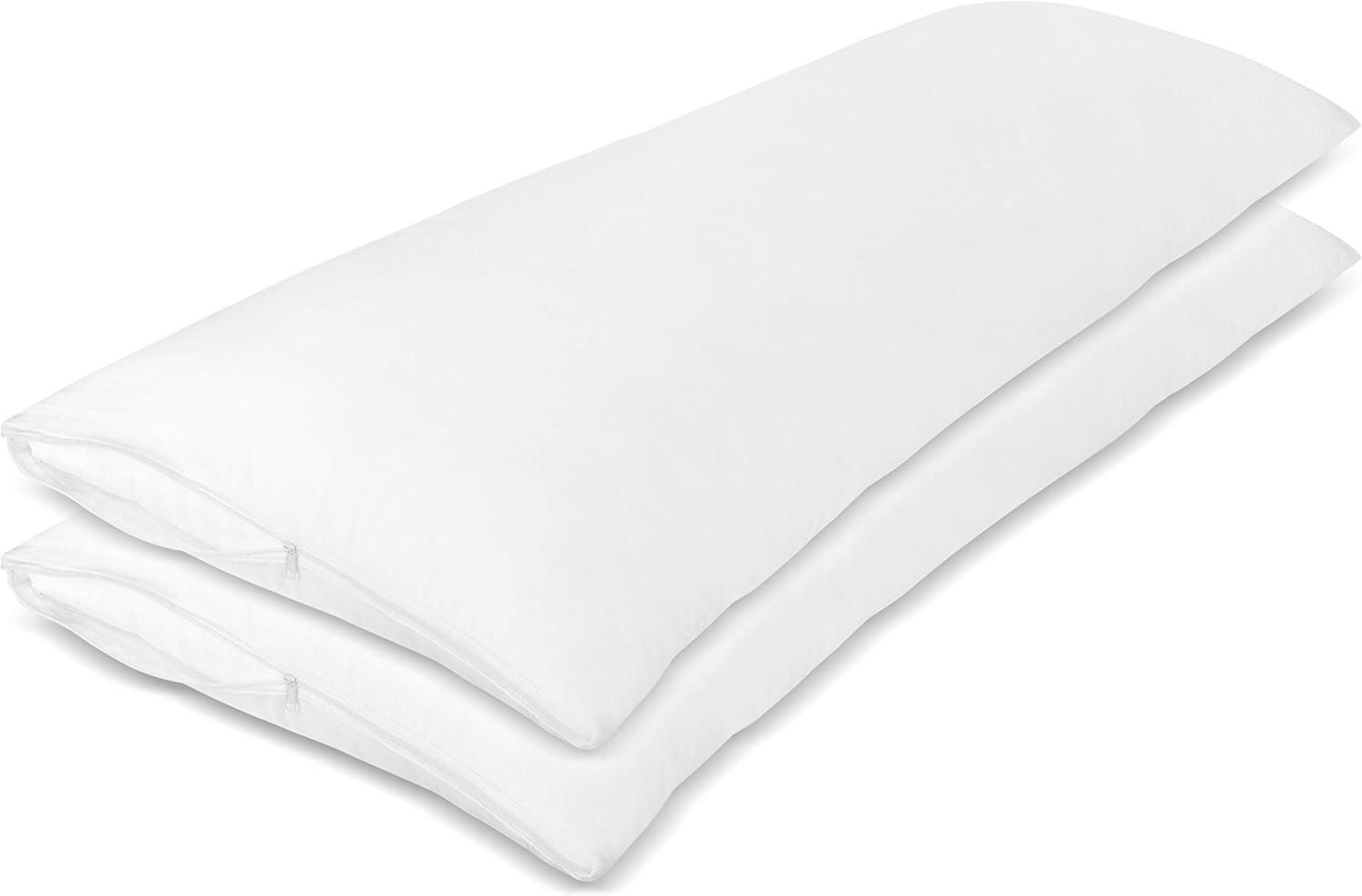 Poly-Cotton Zippered Pillow Cover  - Protects from Dirt, Dust, and Debris -200 Thread Count