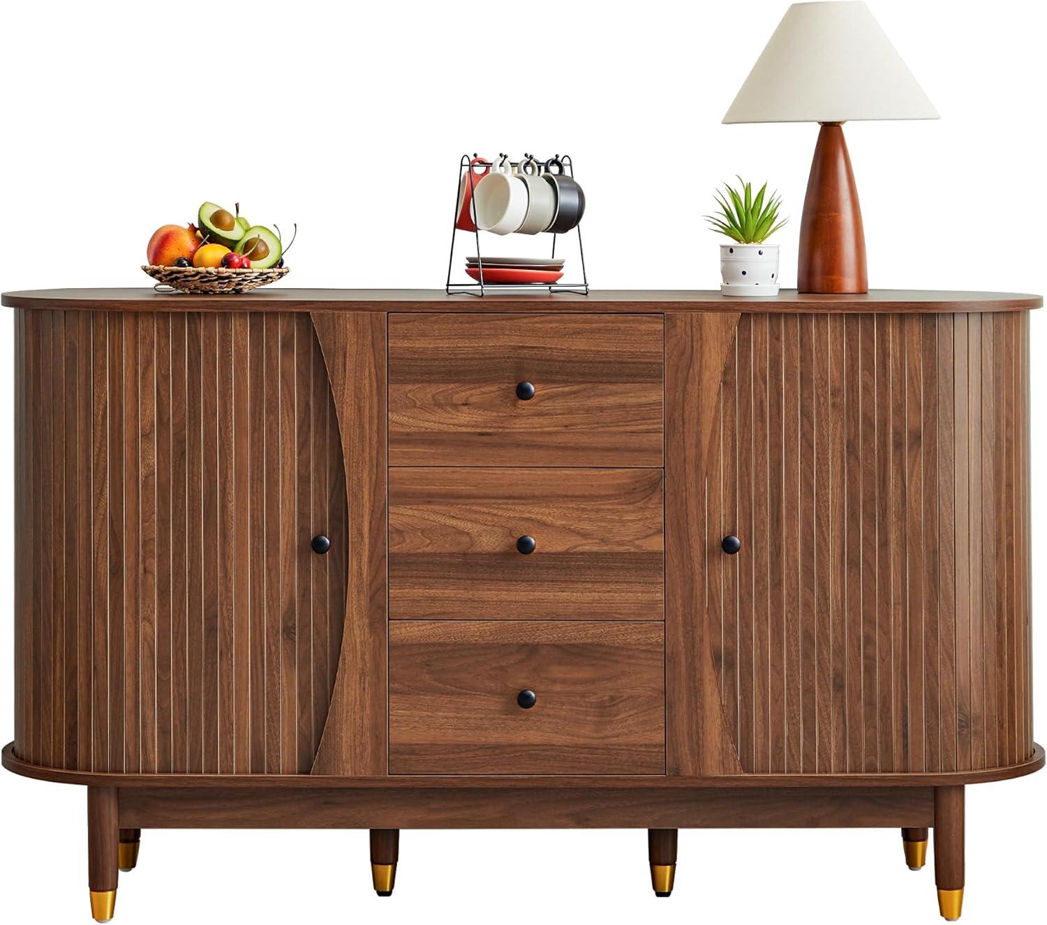 George Oliver Evana 55"Sideboard with 3 Drawer