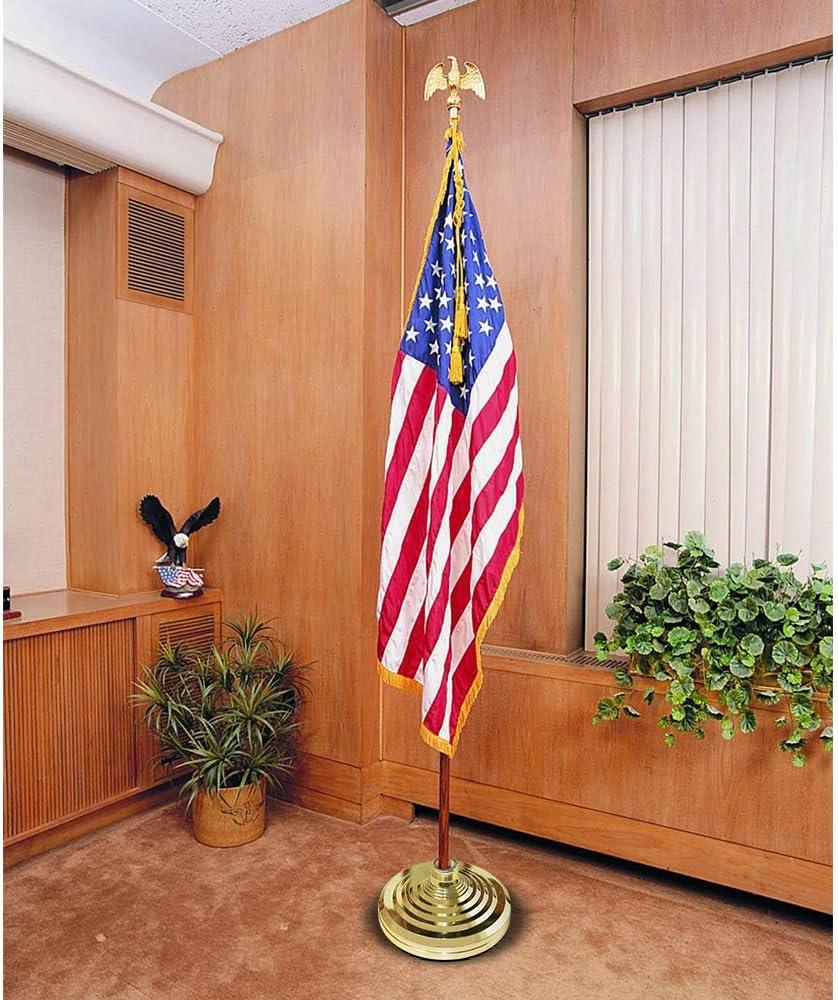 kesoto Floor Stand Base for Indoor Flagpole Indoor Flag Pole Holder Fits 1.3'' 1.1'' 0.9'' Diameter Flag Poles Flag Base for Outdoor