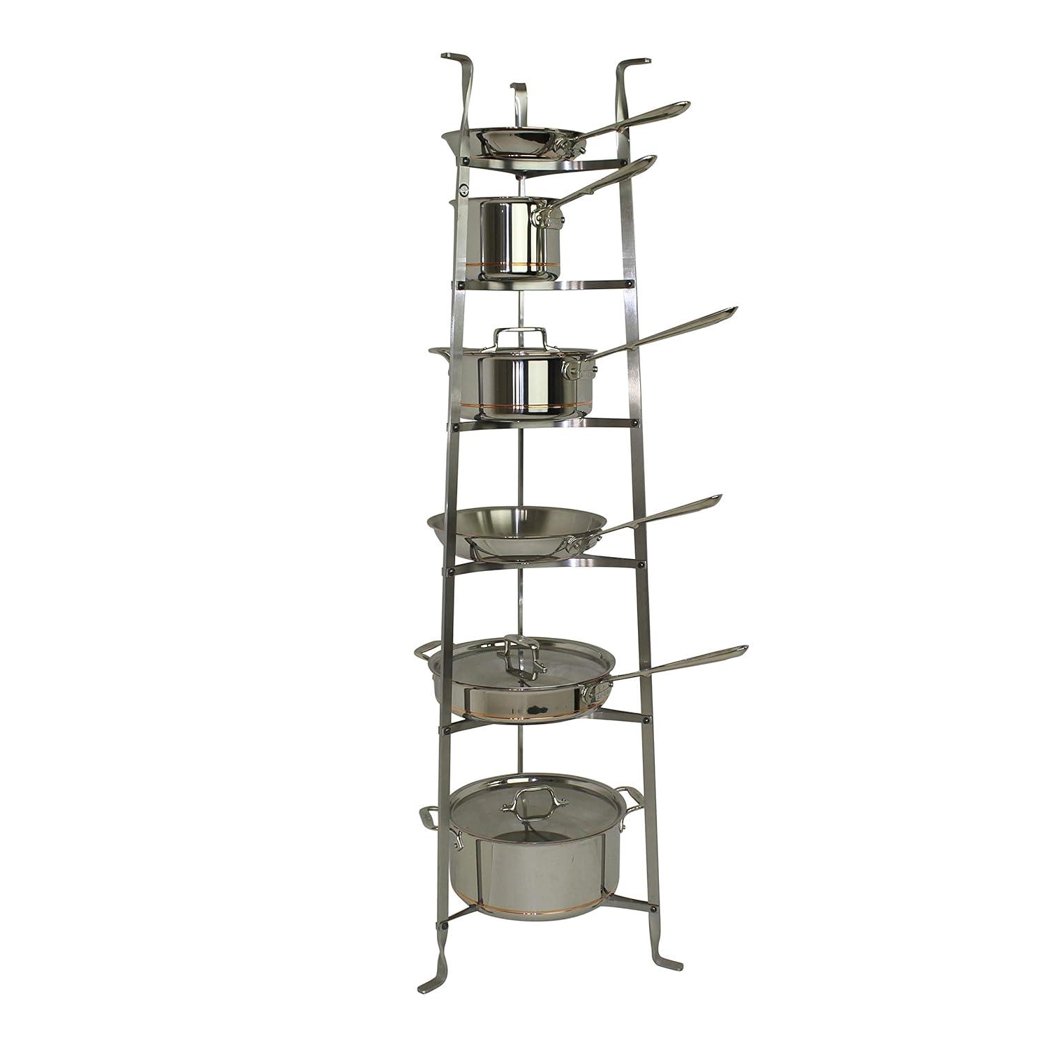 Enclume Handcrafted 6-Tier Gourmet Cookware Stand (Unassembled)