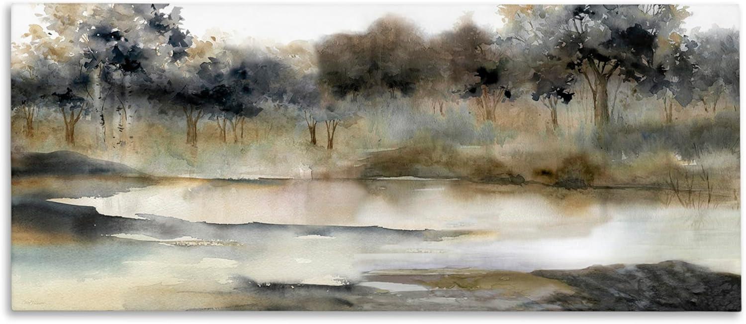 Stupell Industries " Trees By Lakeside Landscape " by Carol Robinson Painting Print