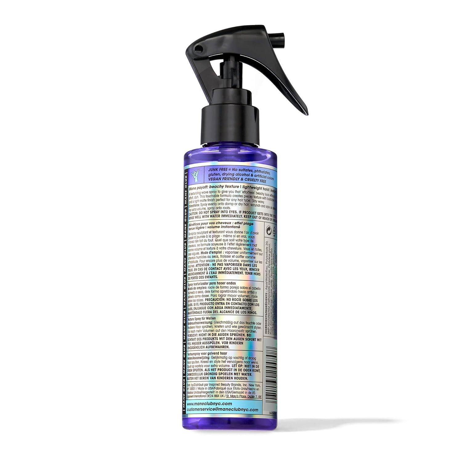 Mane Club Wavy Baby Wave Texture Spray, 5.3 FL OZ