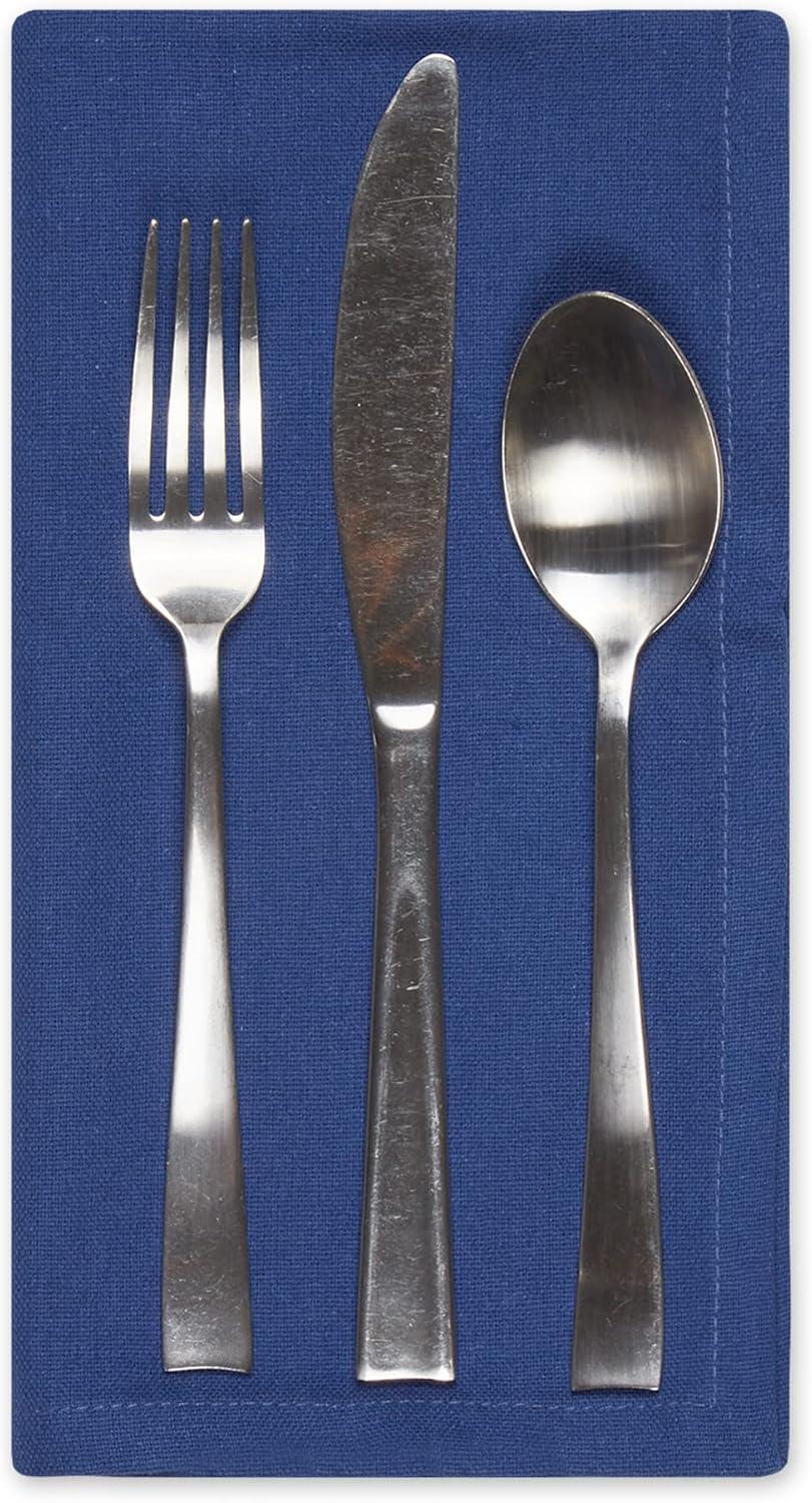 Design Imports Navy Solid Napkin Set/6