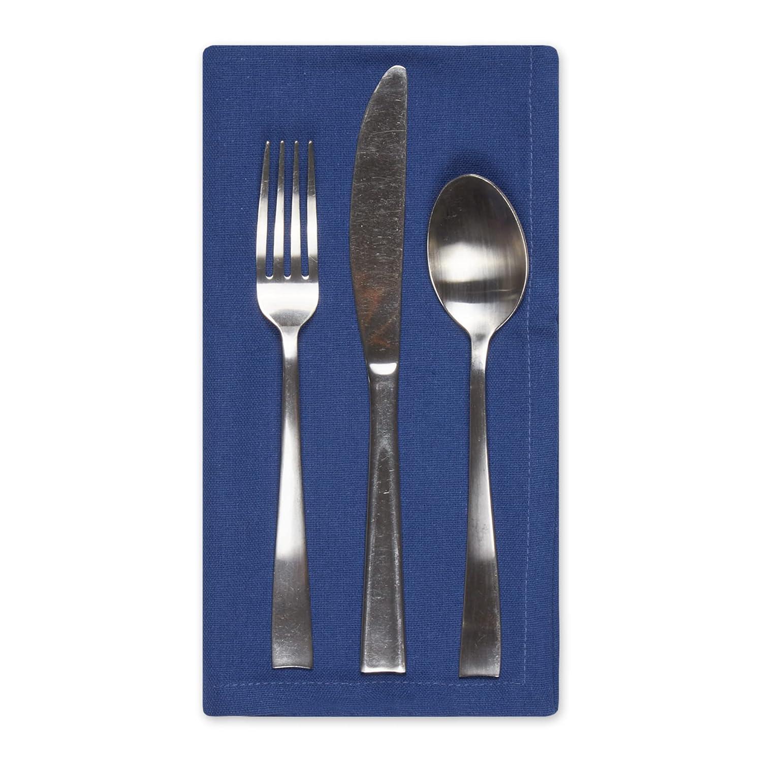 Design Imports Navy Solid Napkin Set/6