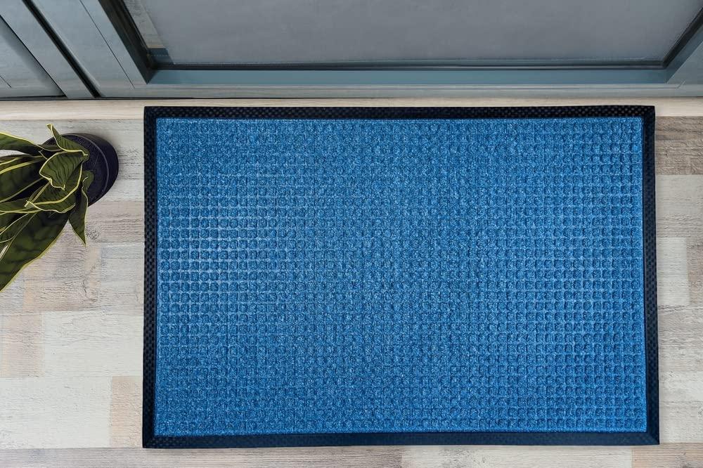 Envelor Felpudo para Puerta Delantera, Felpudo de Entrada Interior y Exterior, Antideslizante, Duradero, para Entrada, Alfombras de Cocina, Decoración Del Hogar, Alfombra Resistente, Alfombra de Bienvenida, 24 x 36 Pulgadas, Beige