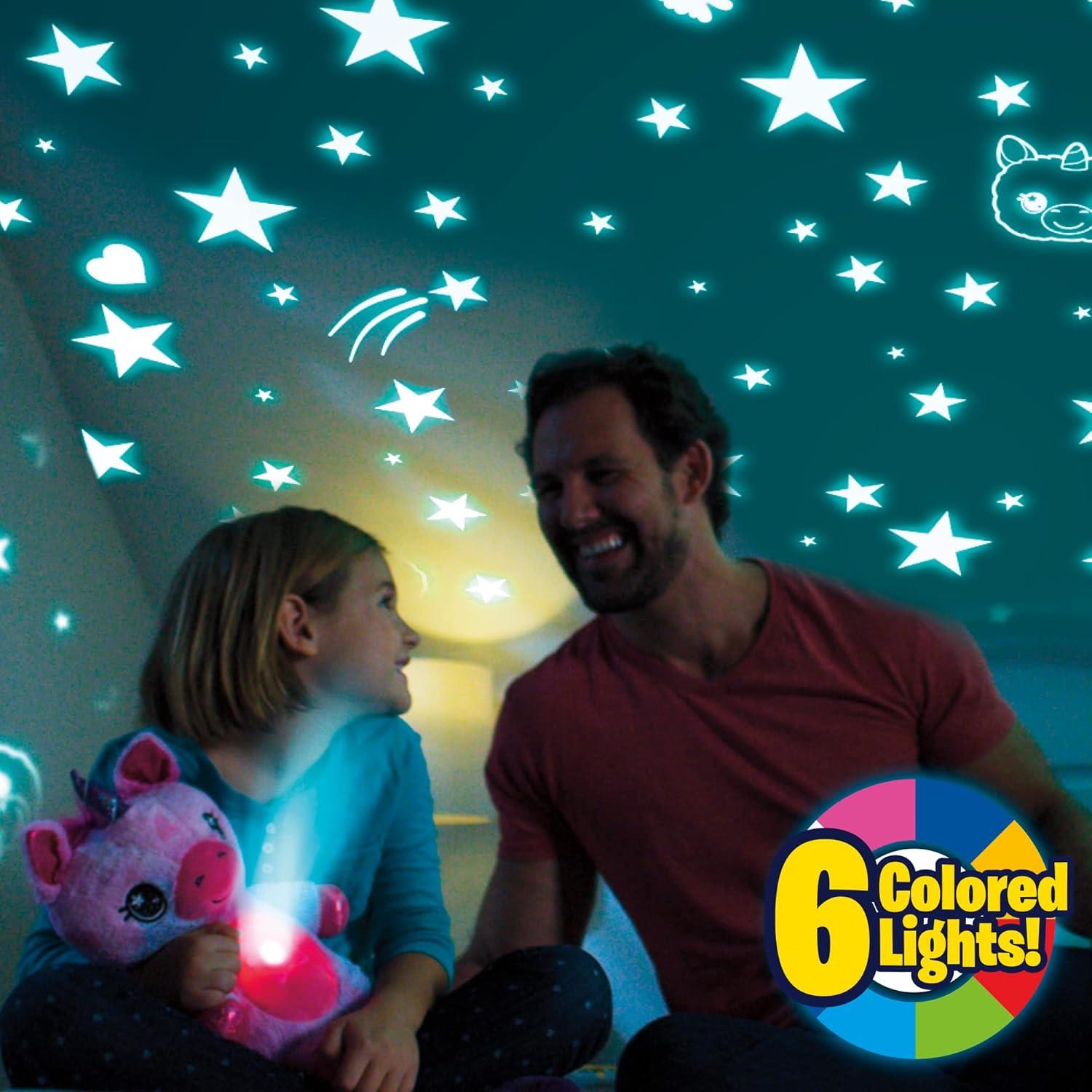 Star Belly Dream Lites Pink & Purple Unicorn, Huggable Kids Night Light, as Seen on TV