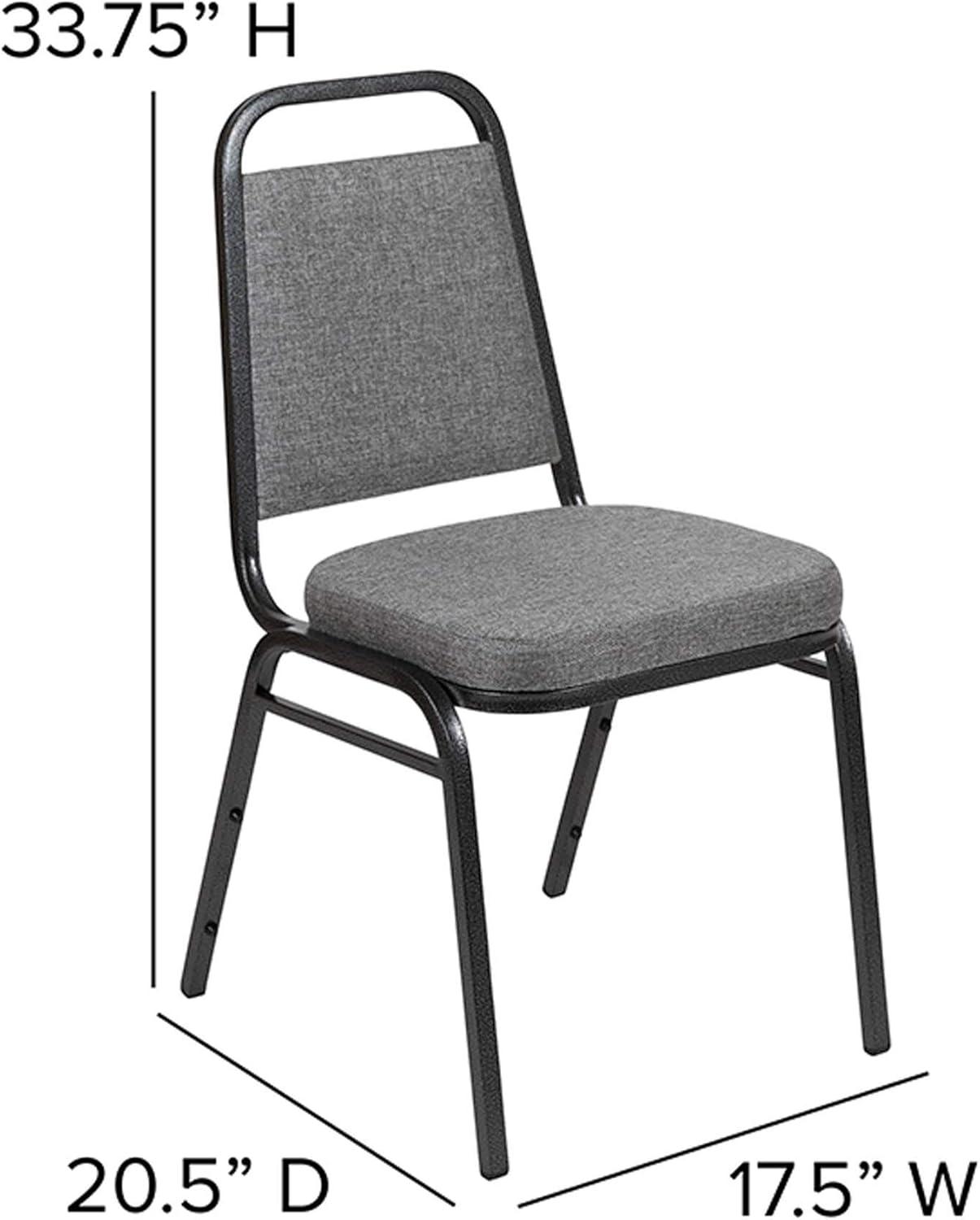 Amaya Trapezoidal Stacking Banquet Chairs by Flash Furniture