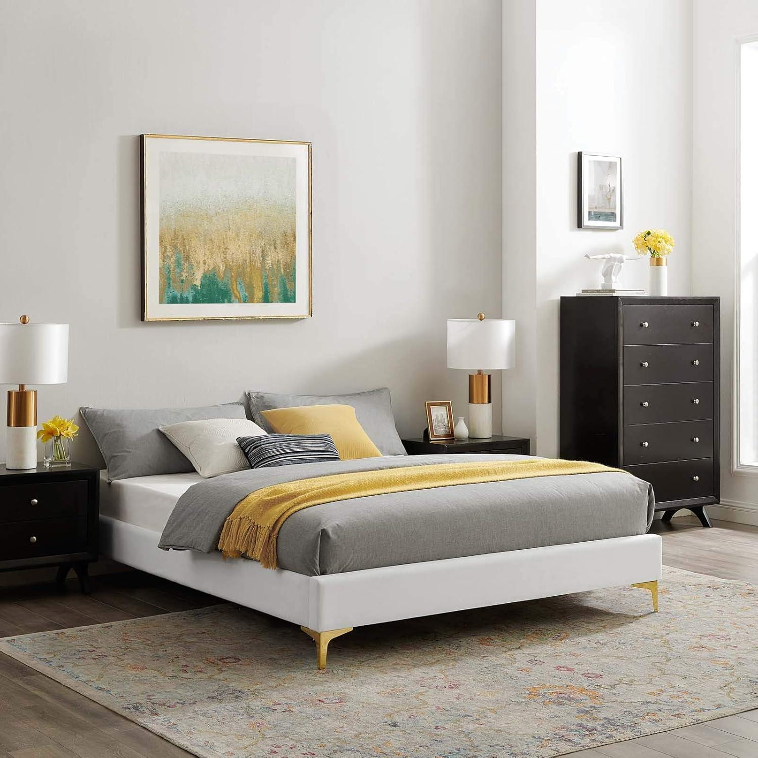 Modway Sutton Queen Performance Velvet Bed Frame