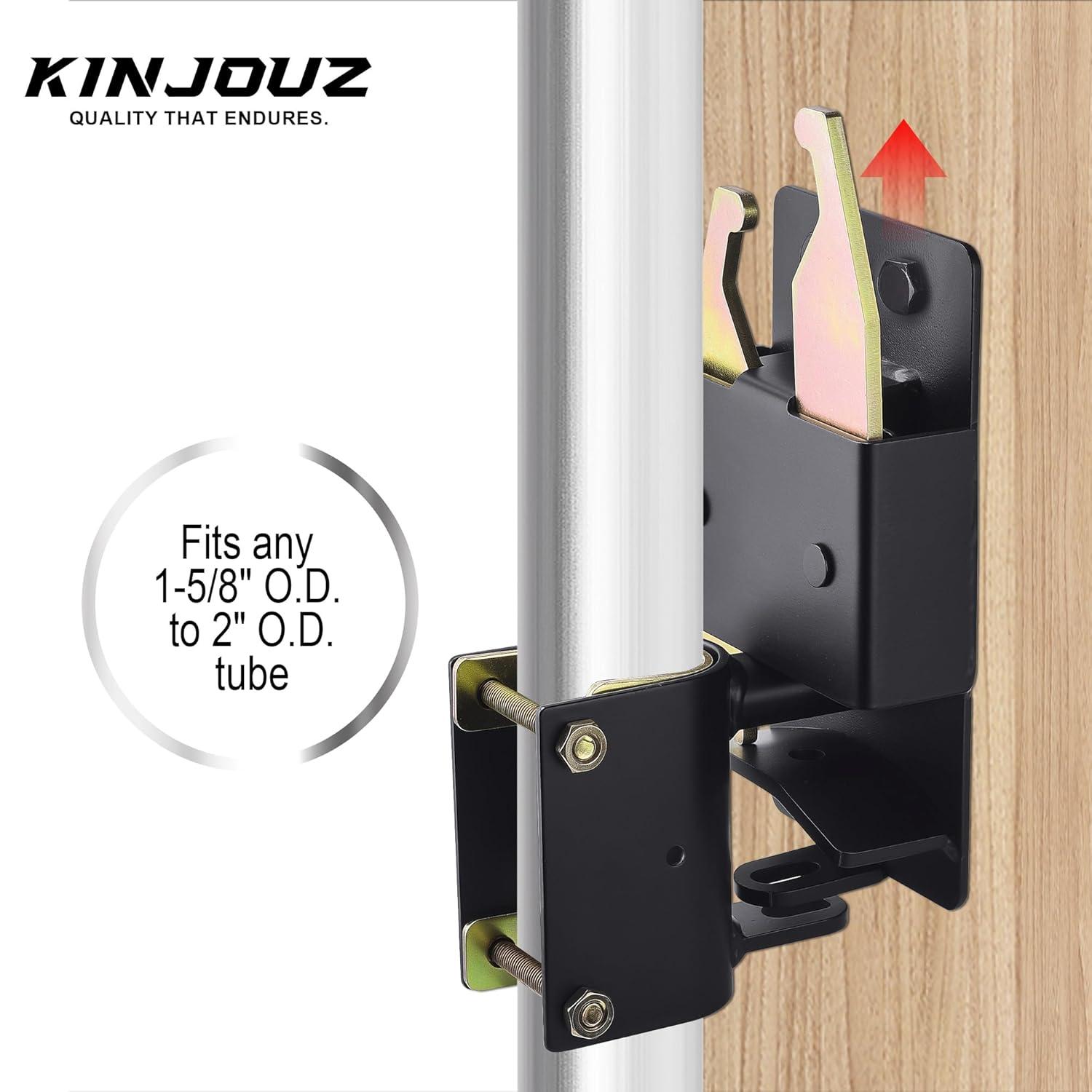 Black Steel Manual Gate Latch for Chain Link Fence