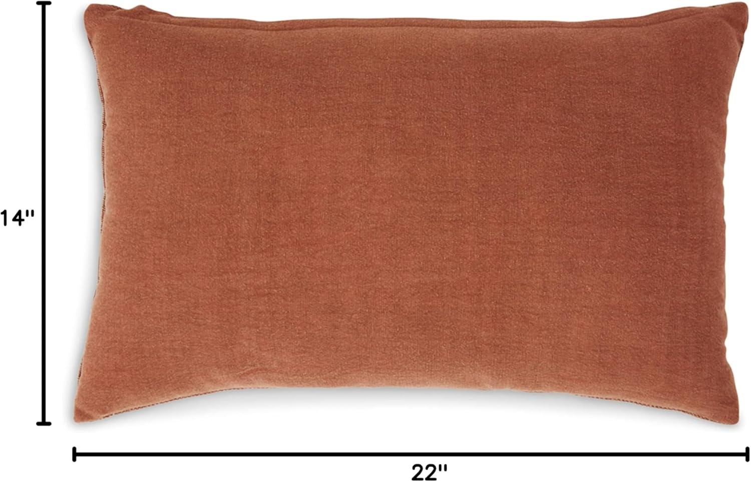 Signature Design by Ashley Contemporary Dovinton Pillow  Spice