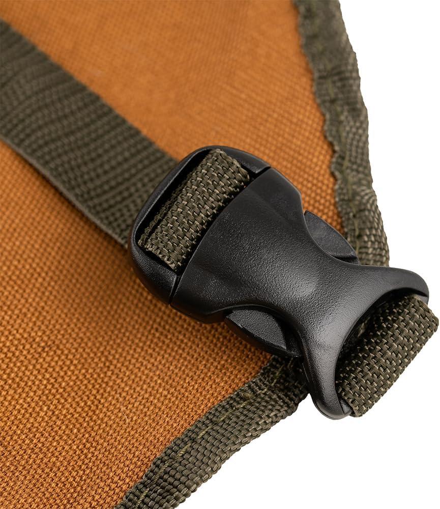 Bucket Boss mens Tool,adjustable,work Tool Bag, Brown, 16 pockets US