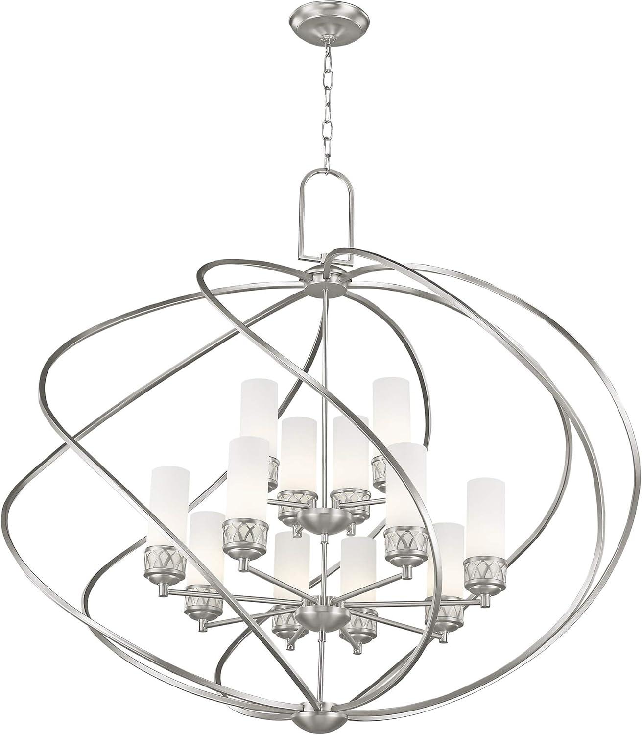 Livex Lighting - Westfield - 12 Light Foyer Chandelier in Contemporary Style -