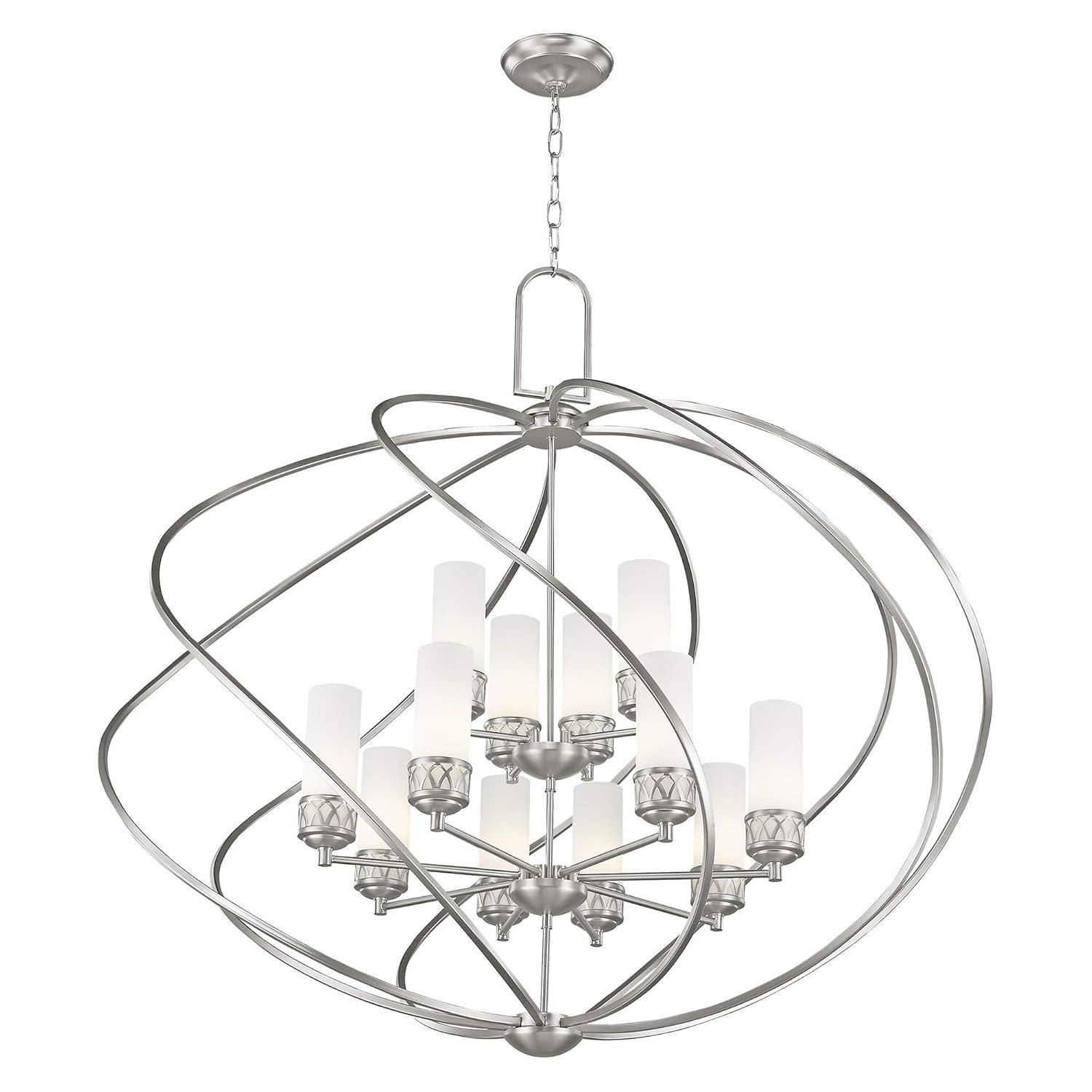 Livex Lighting Westfield Foyer Chandelier in Brushed Nickel