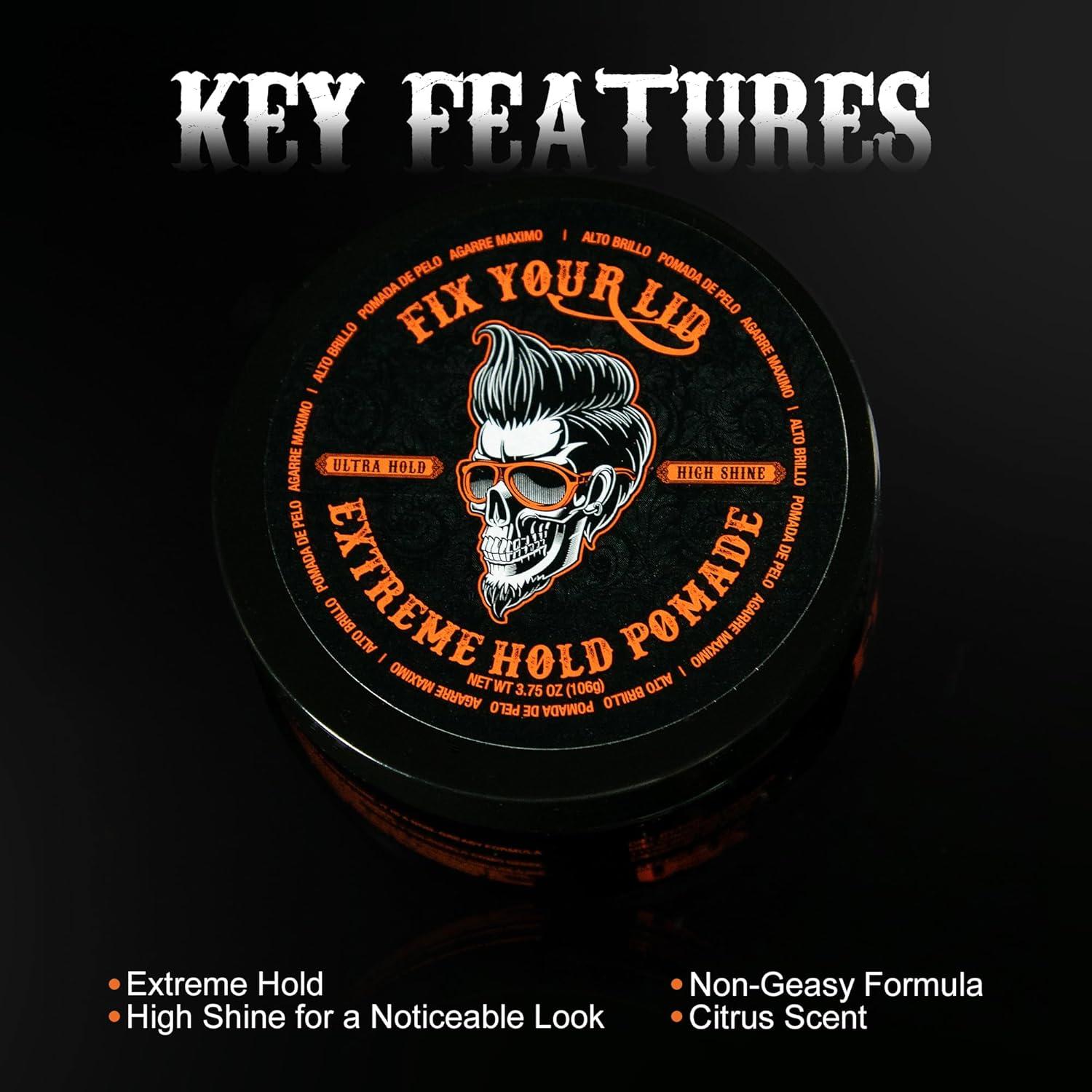 Fix Your Lid Extreme Hold Pomade 3.75oz