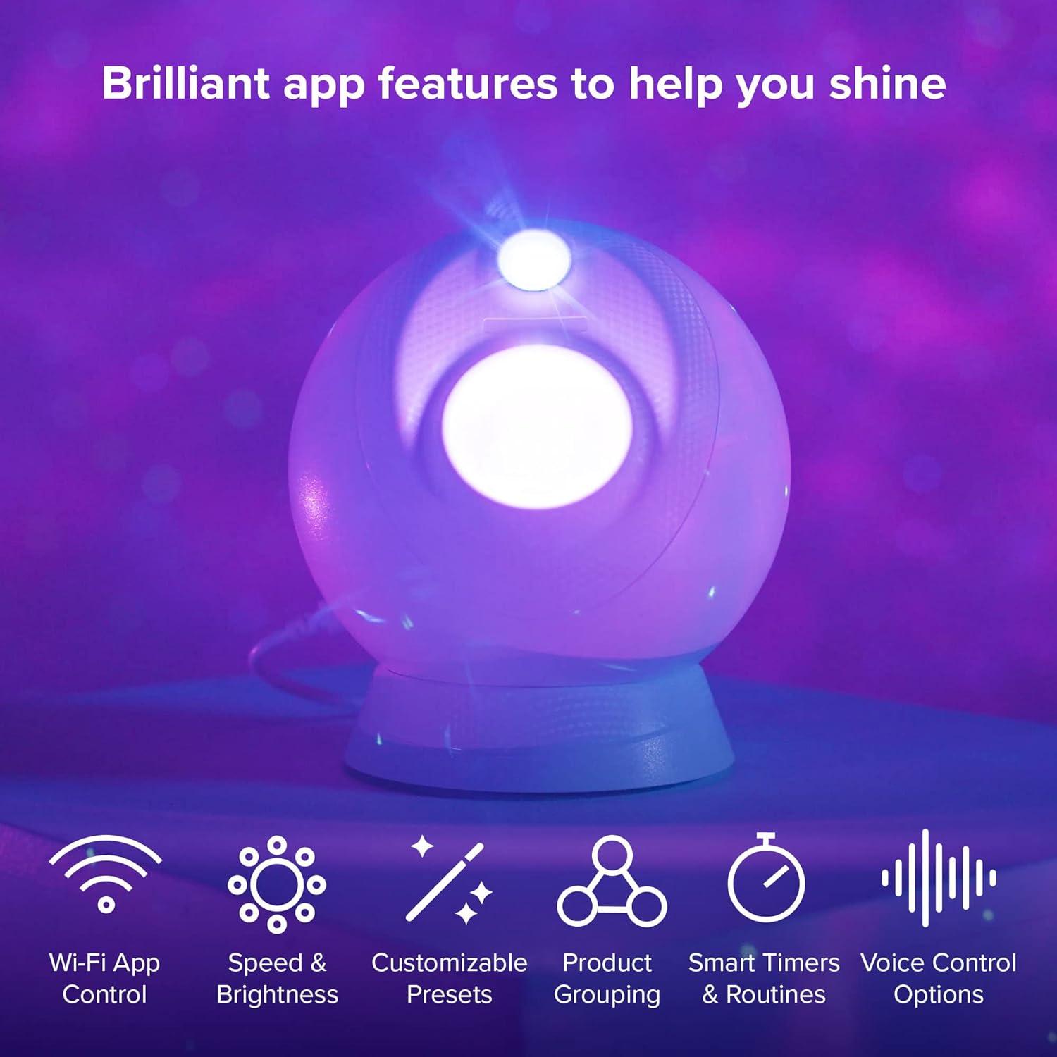 Sky Lite Evolve Galaxy Projector Cloud - BlissLights: LED Starlight, Astronaut Theme, Room Ambiance