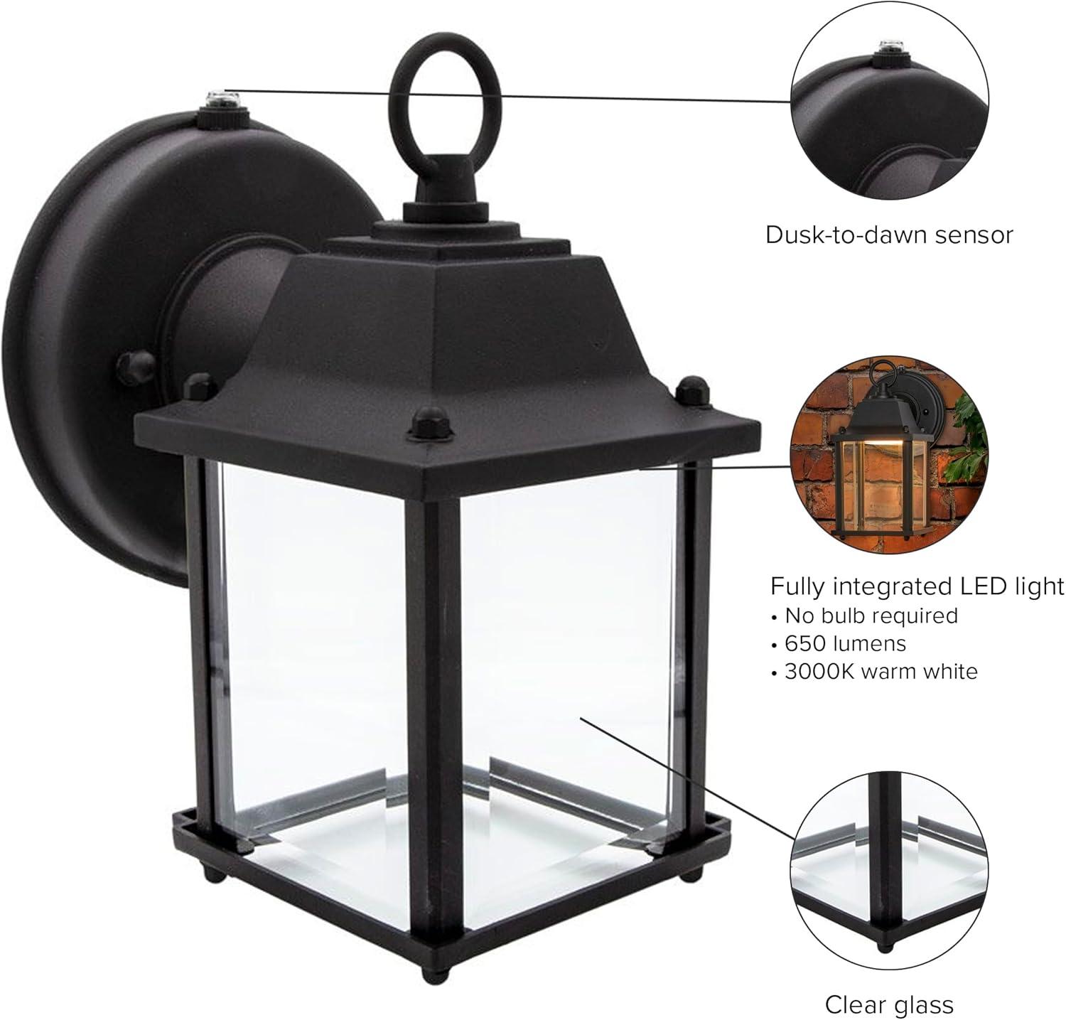 Maxxima MEL-6100W Black Electric Outdoor Wall Lantern