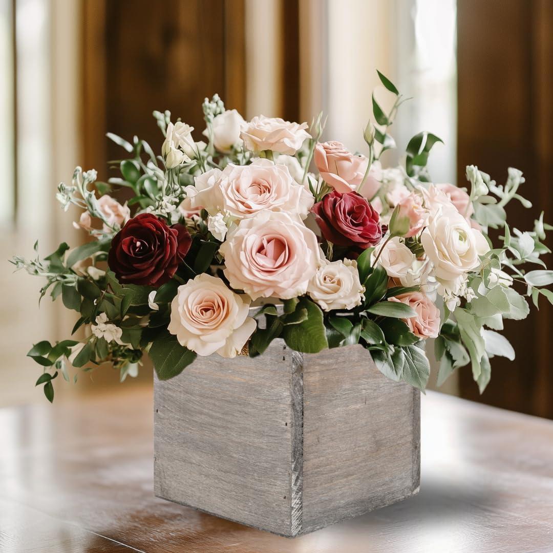 Union Rustic Gritton Wood Table Vase (Set of 6)