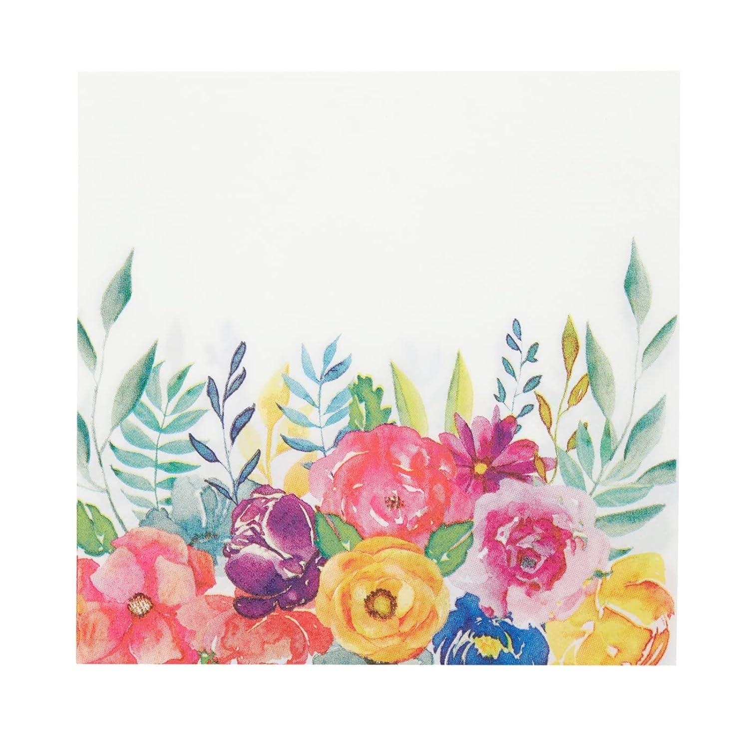 Juvale Juvale 144 Piece Flower Tea Party Supplies, Includes Disposable Floral Paper Plates, Napkins, Cups, Cutlery