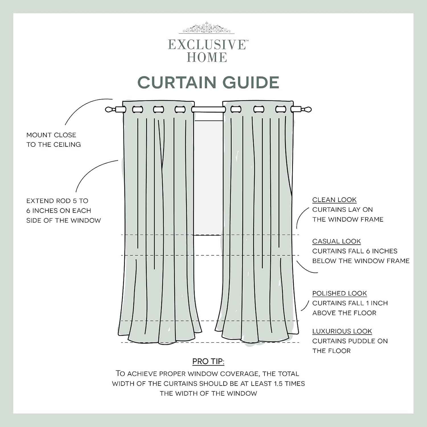 Agim Polyester Semi Sheer Curtain Pair