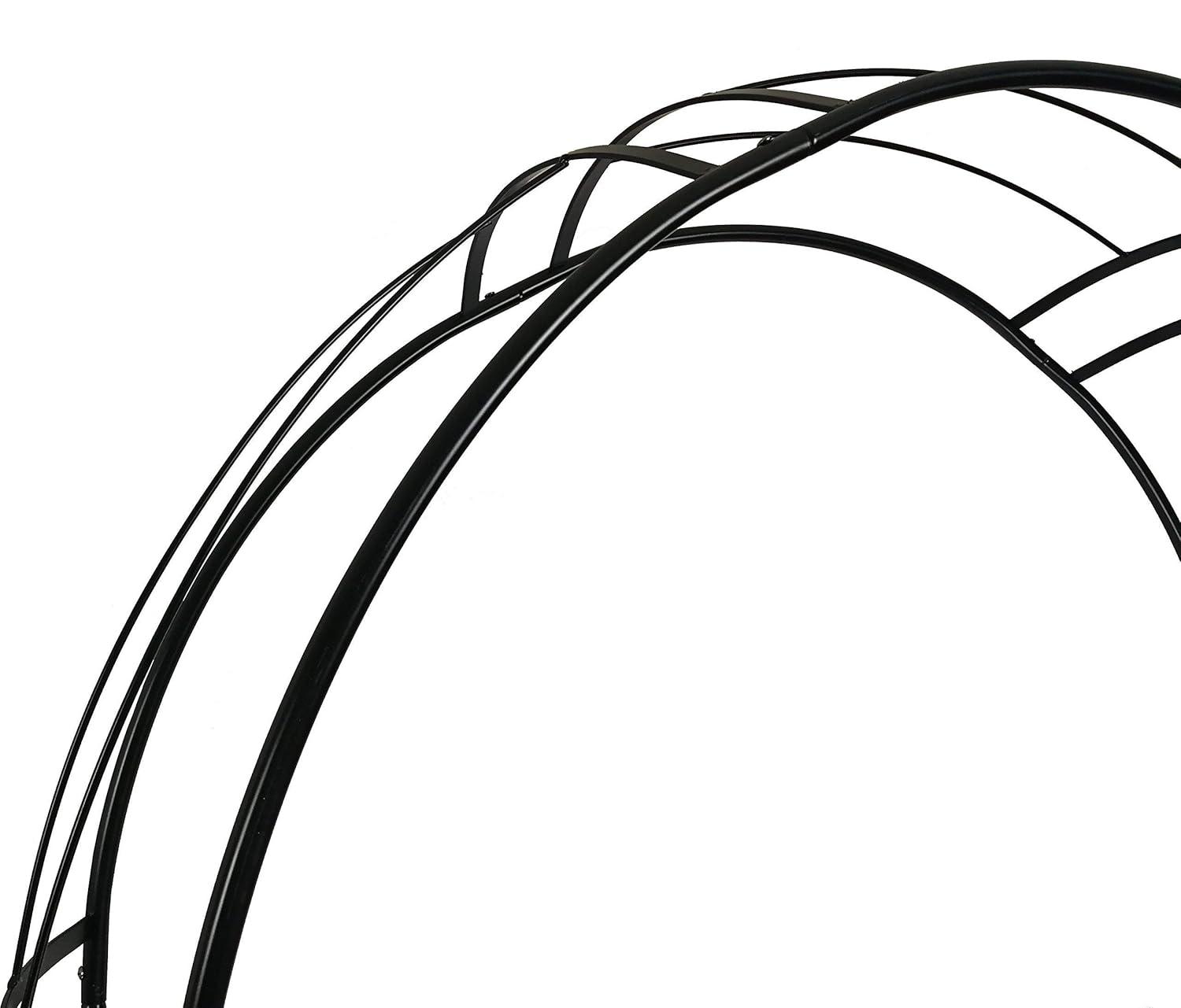 OUTOUR 87'' H x 14'' W Iron Arched Trellis