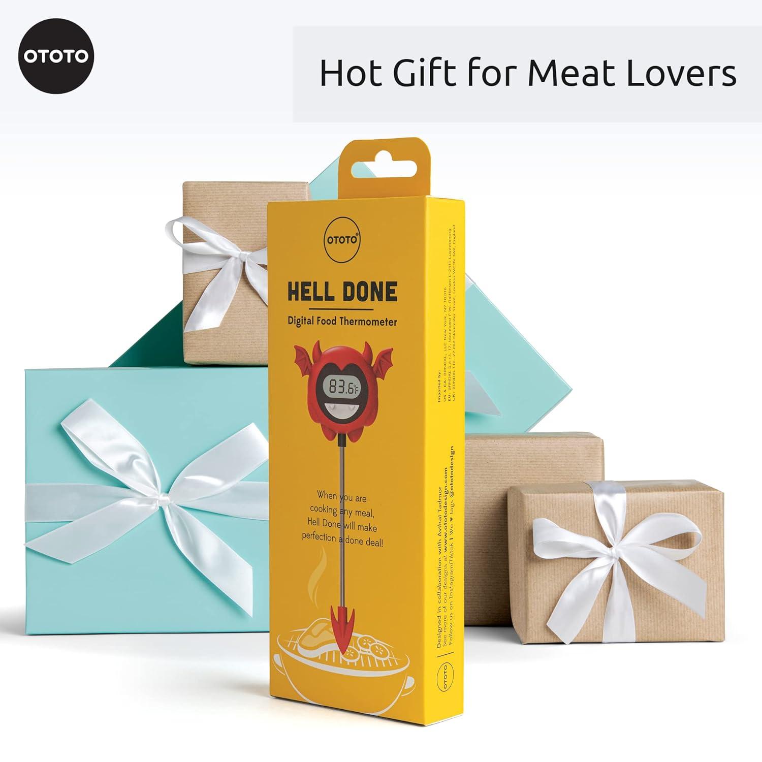 OTOTO Design Hell Done Meat Thermometer