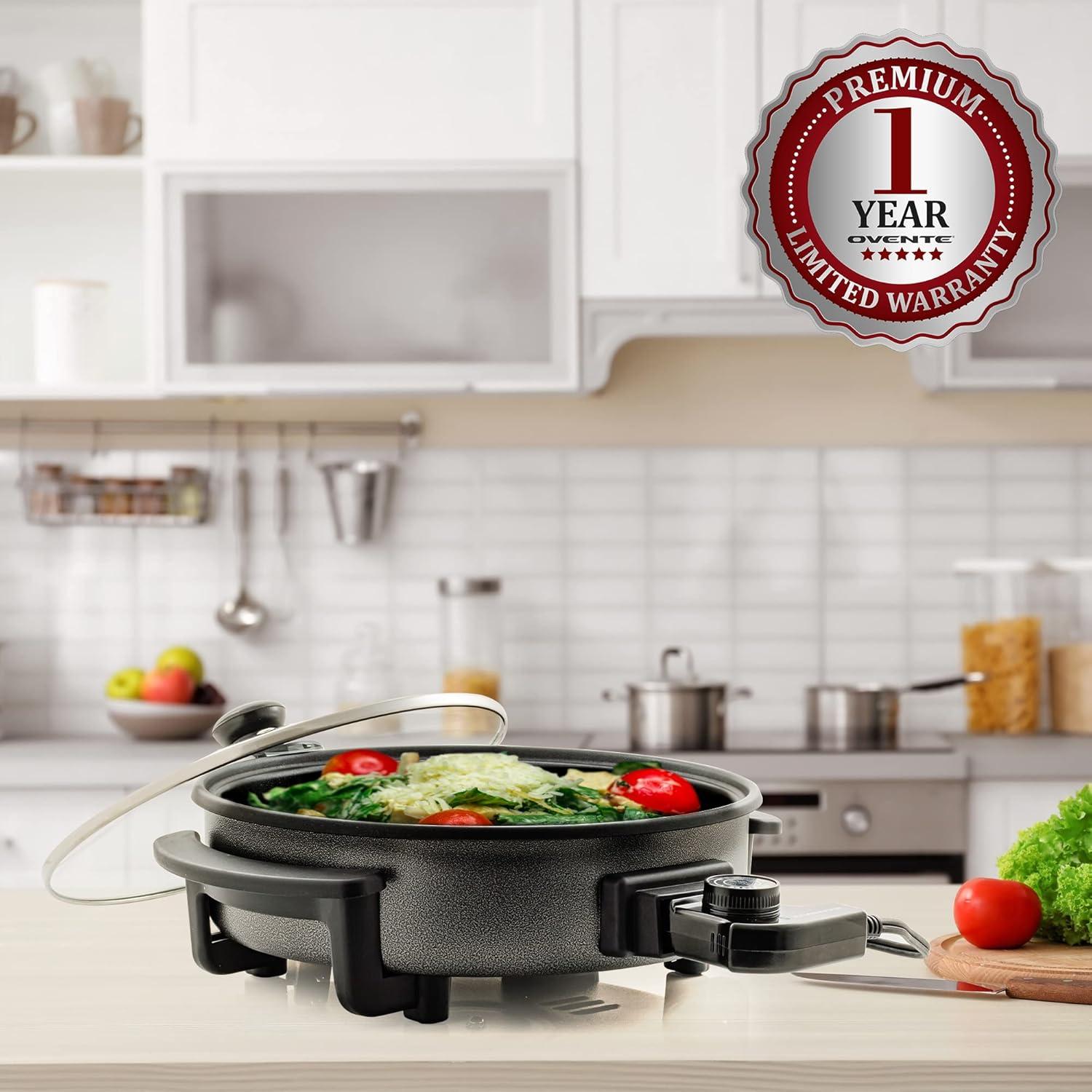 OVENTE 12" Electric Skillet and Frying Pan & Reviews | Wayfair