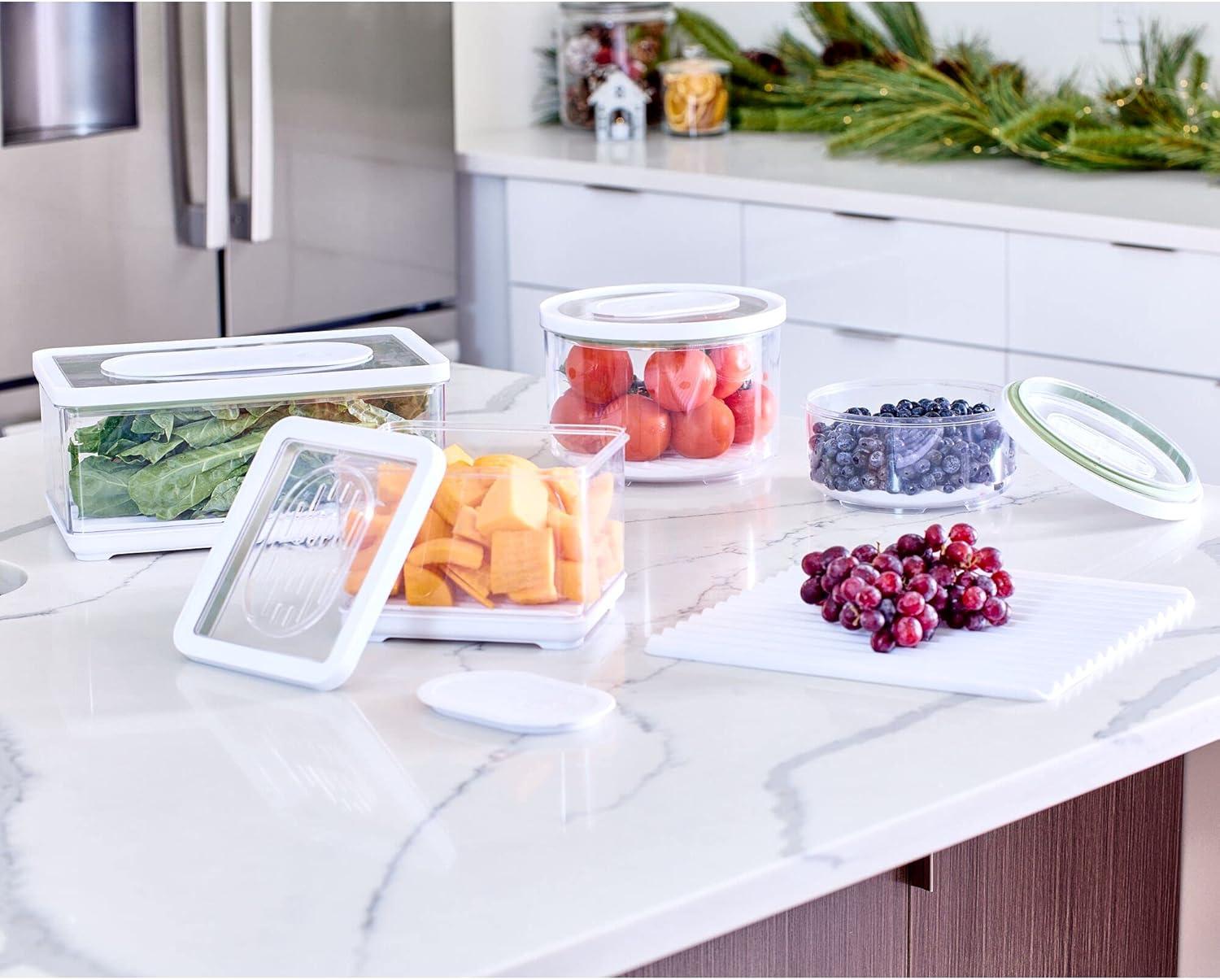 iDesign iDesign iD FRESH BPA-Free Recycled Plastic Produce Storage Bowl, Small