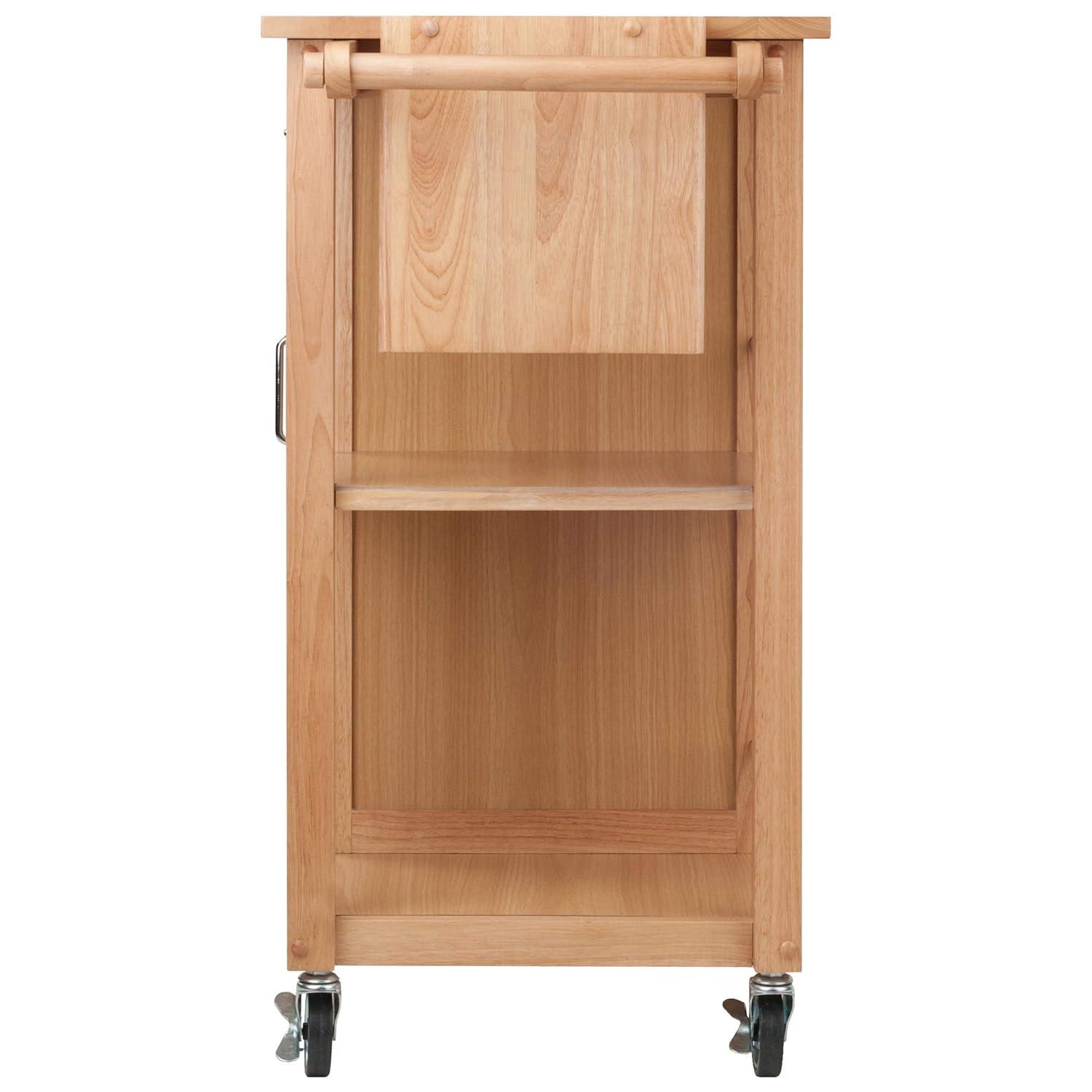 Skyline Decor Douglas 35.63'' H x 42.52'' W Utility Cart with Wheels