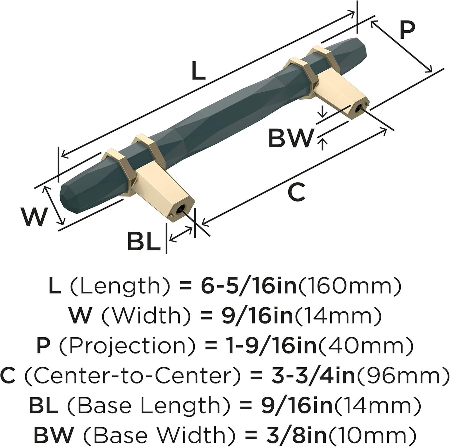 London 3 3/4" Center to Center Bar Pull