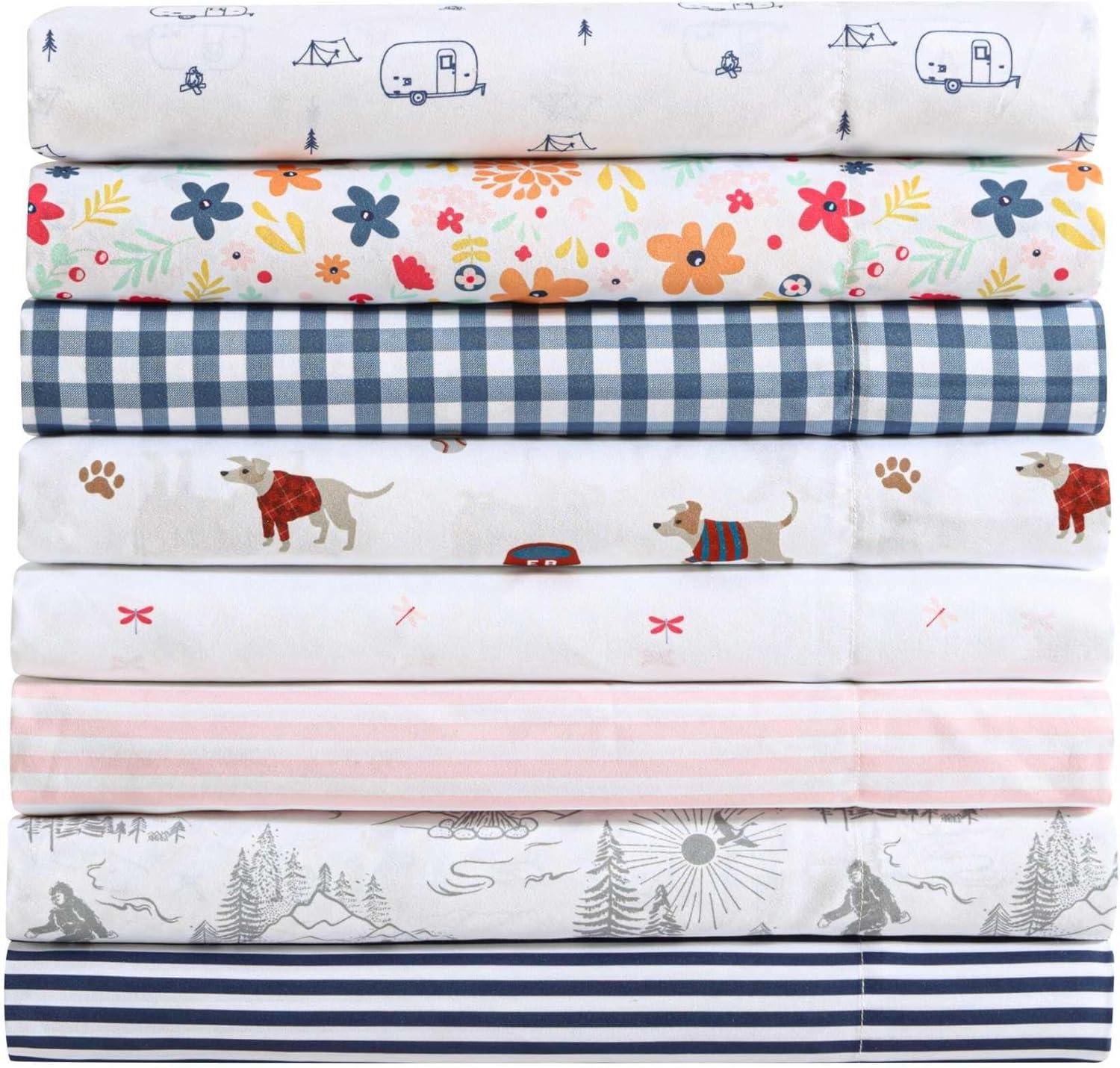 Eddie Bauer Buddy And Friends White Queen Sheet Set
