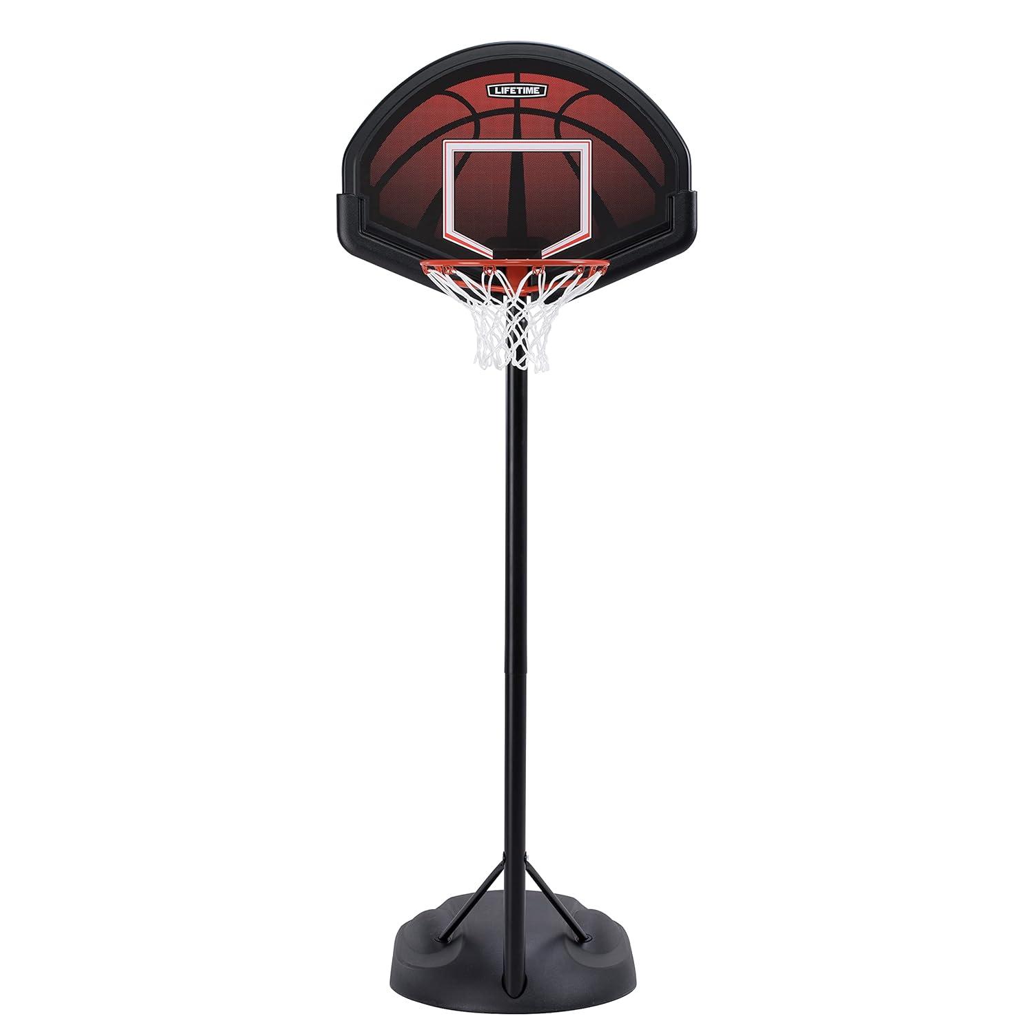 Lifetime Lifetime Height Adjustable Portable Basketball Hoop (32" Impact Backboard)