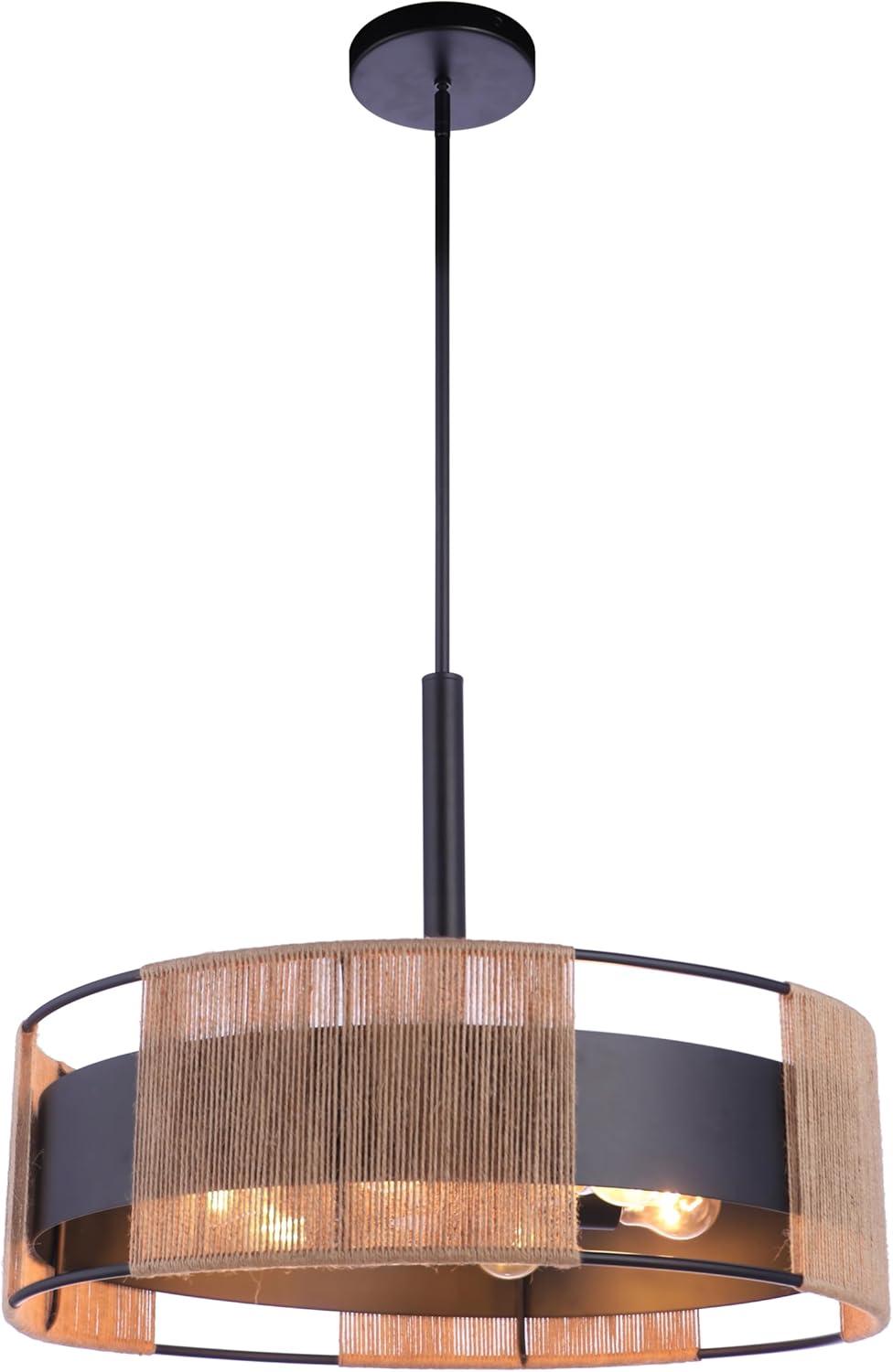 Craftmade Lighting Kensey 6 - Light Pendant in  Flat Black