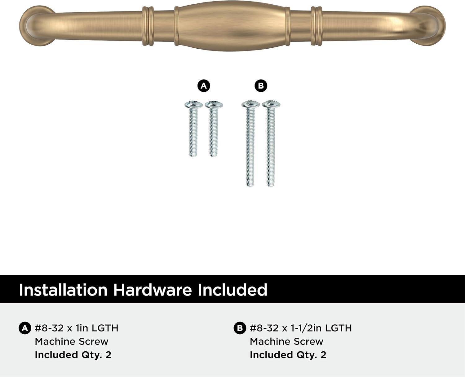 Granby 5-1/16 inch (128mm) Center-to-Center Champagne Bronze Cabinet Pull