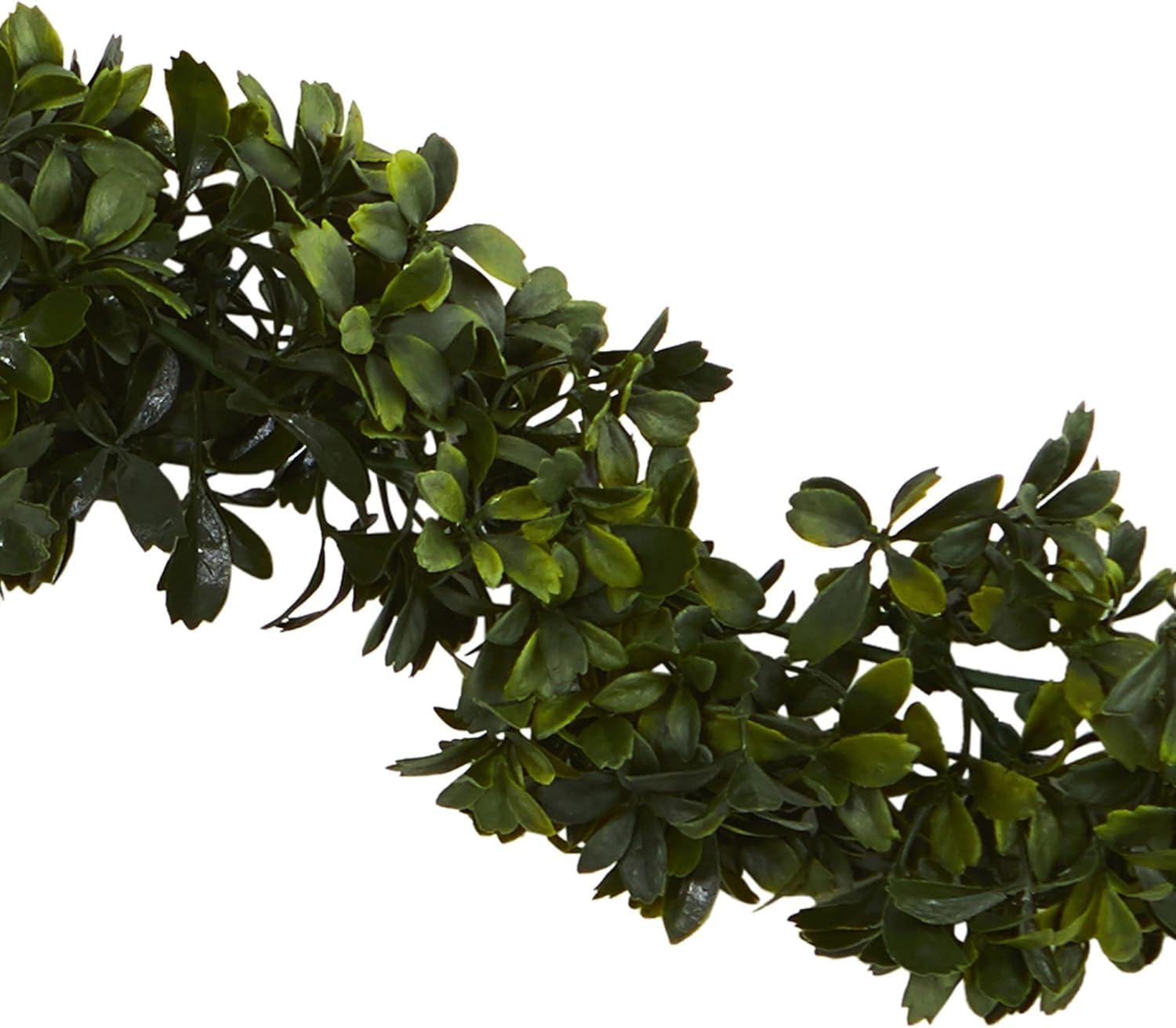 Nearly Natural 6' Boxwood Artificial Garland - Set of 4