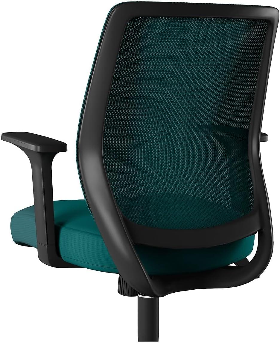 Union & Scale Essentials Ergonomic Fabric Swivel Task Chair Teal (UN60410) UN60410V