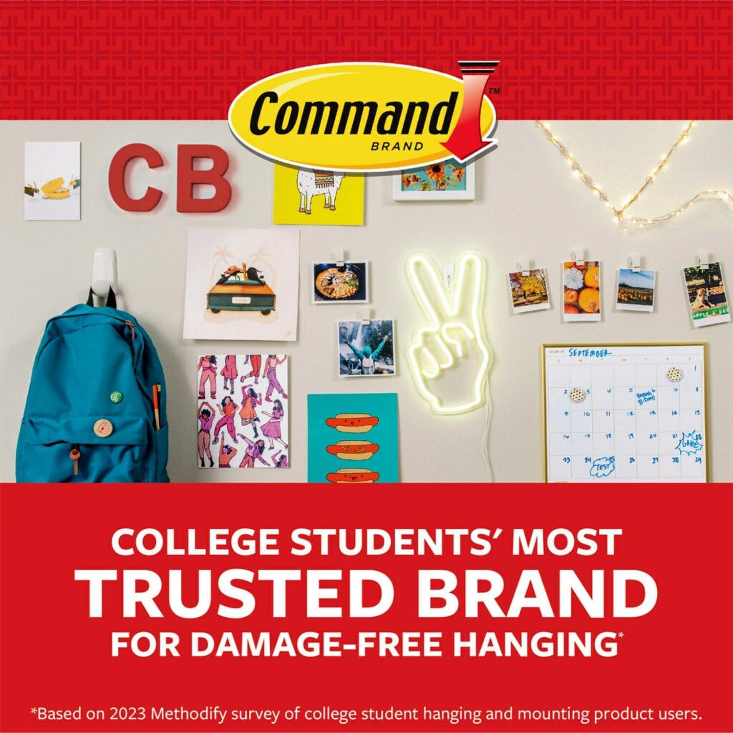 Command Large Sized Double Decorative Hooks