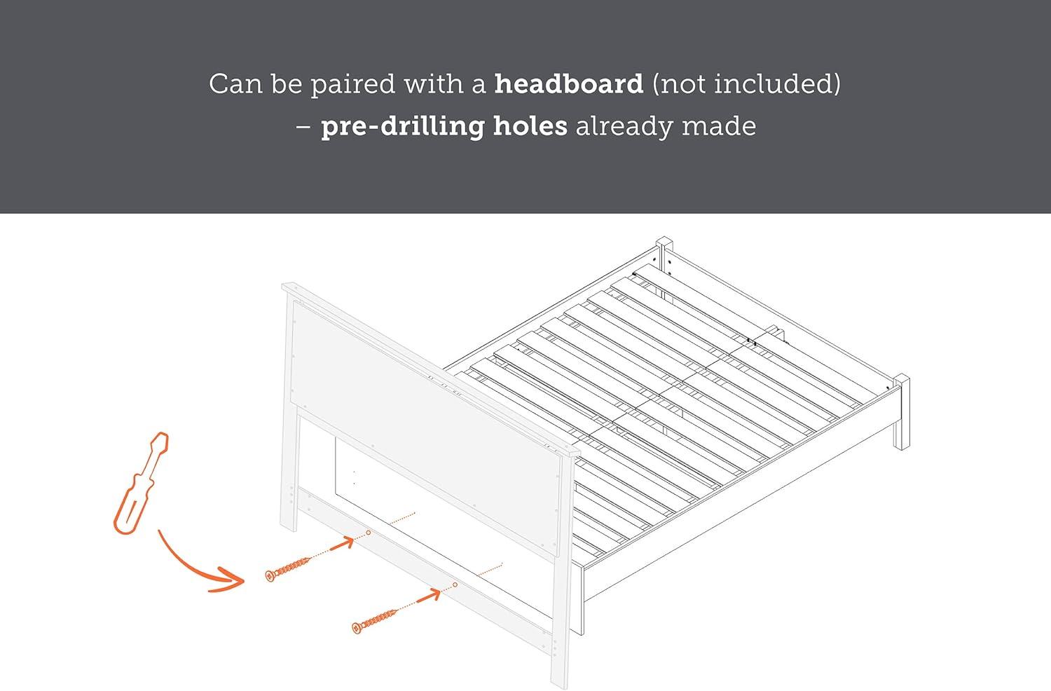 Holland Queen Size Platform Bed