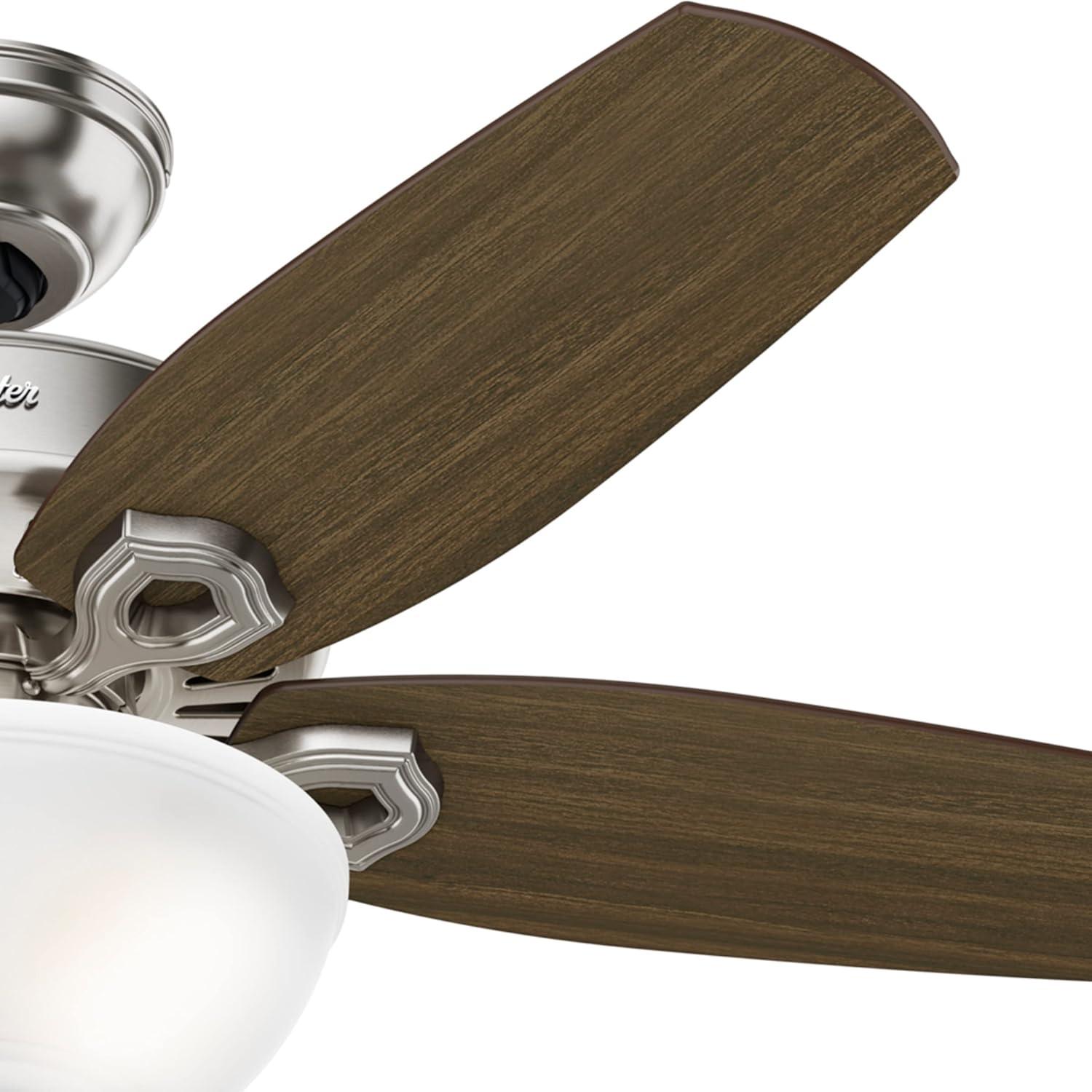 42" Builder 5 - Blade Standard Ceiling Fan with Pull Chain and Light Kit Included